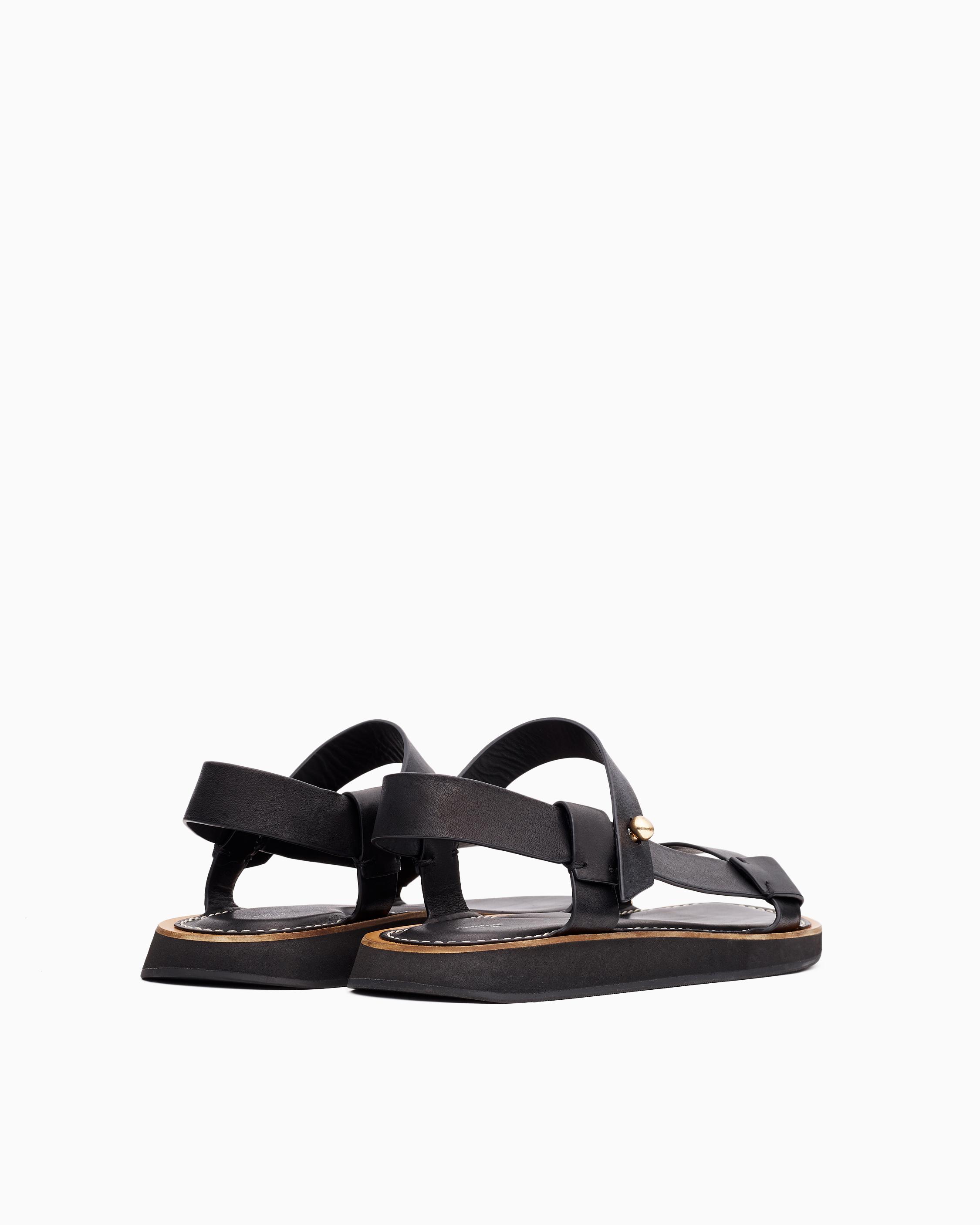 Parker Sandal - Leather - Black