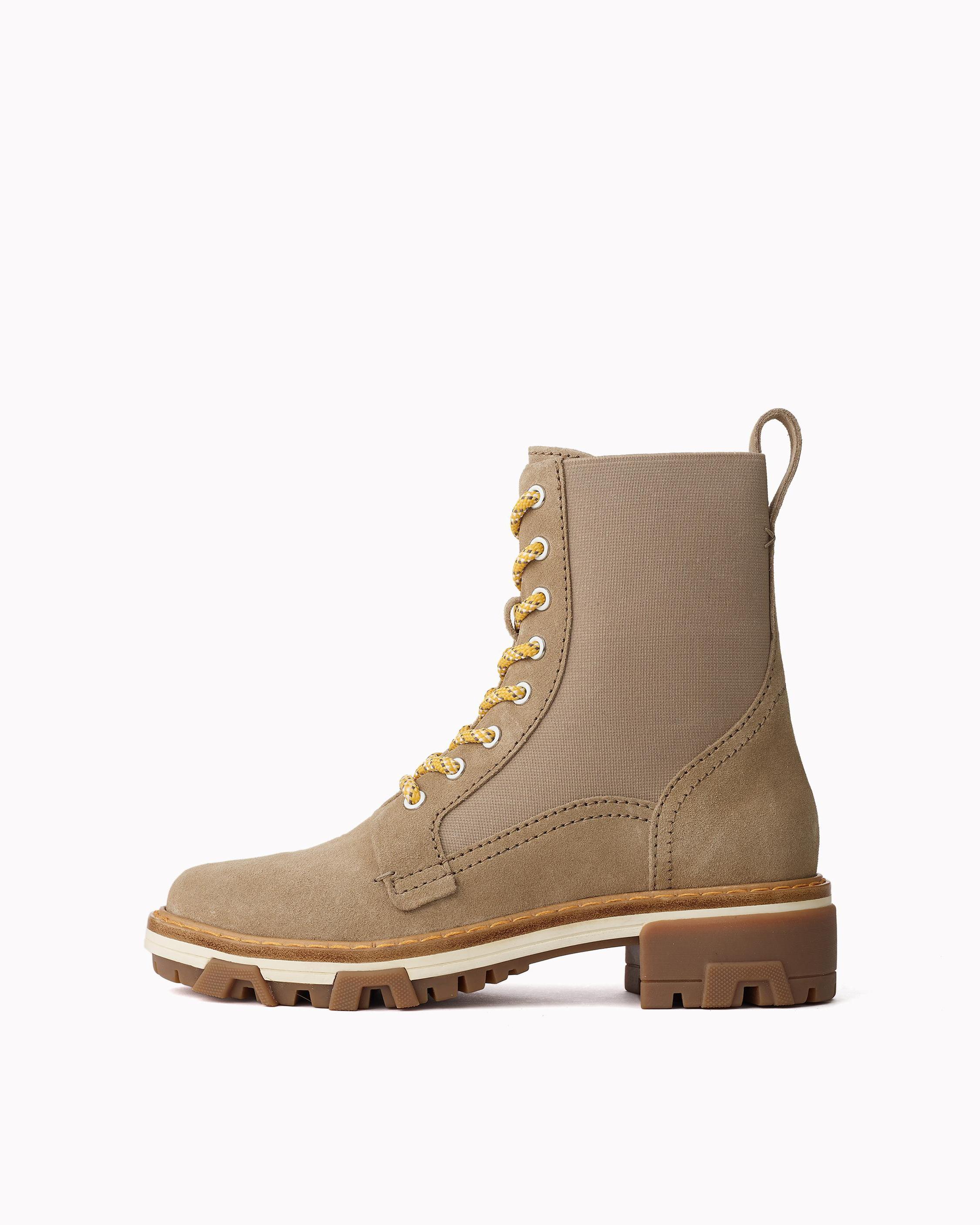 The Shiloh Combat Boots in Light Sand rag bone