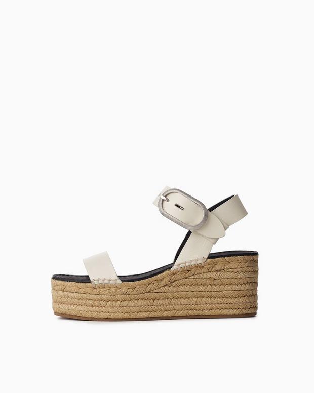 Ansley Buckle Espadrille - Leather image number 1