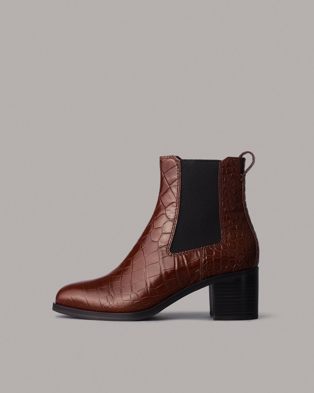 Hazel Boot - Embossed Leather
