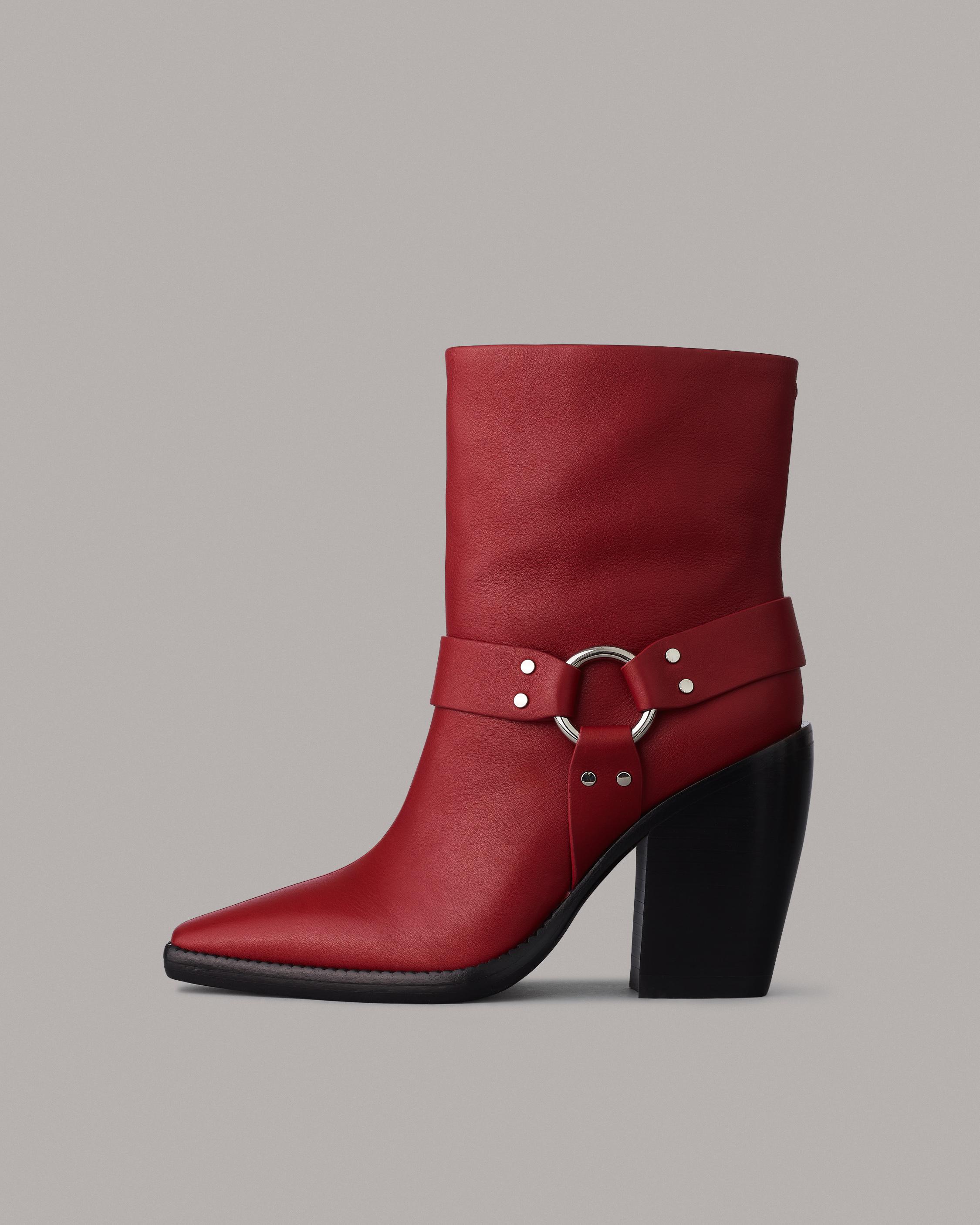 Rio Western - Leather - Ruby Red | rag & bone