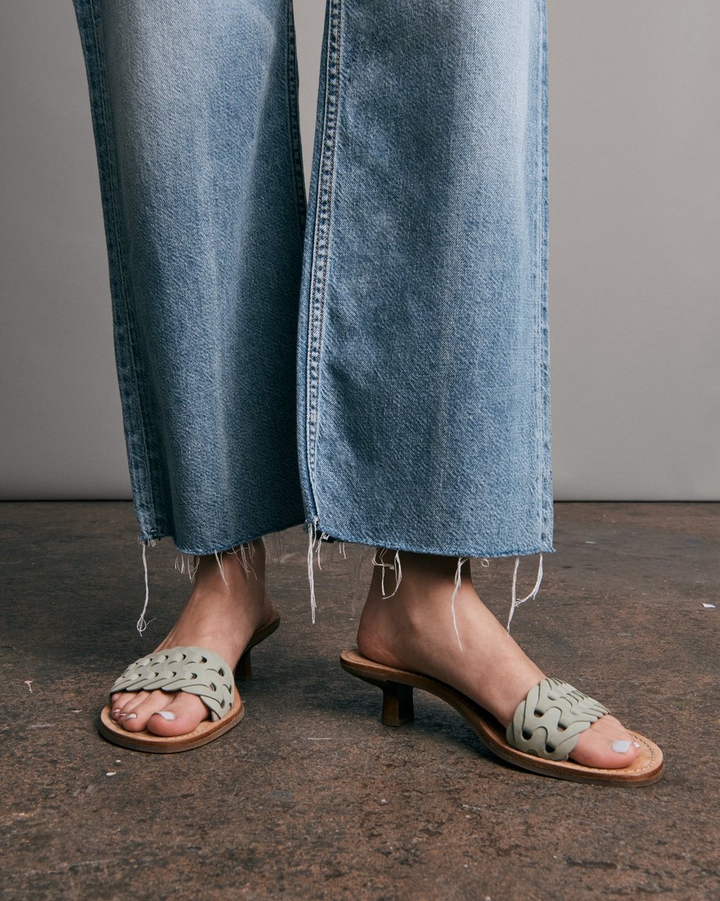 Melrose Mid Sandal - Leather