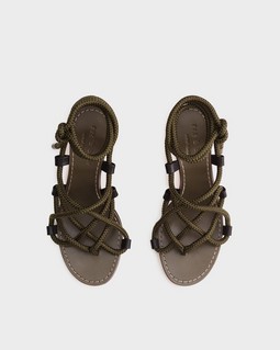 Infinity Tie Sandal - Linen and Nylon image number 4