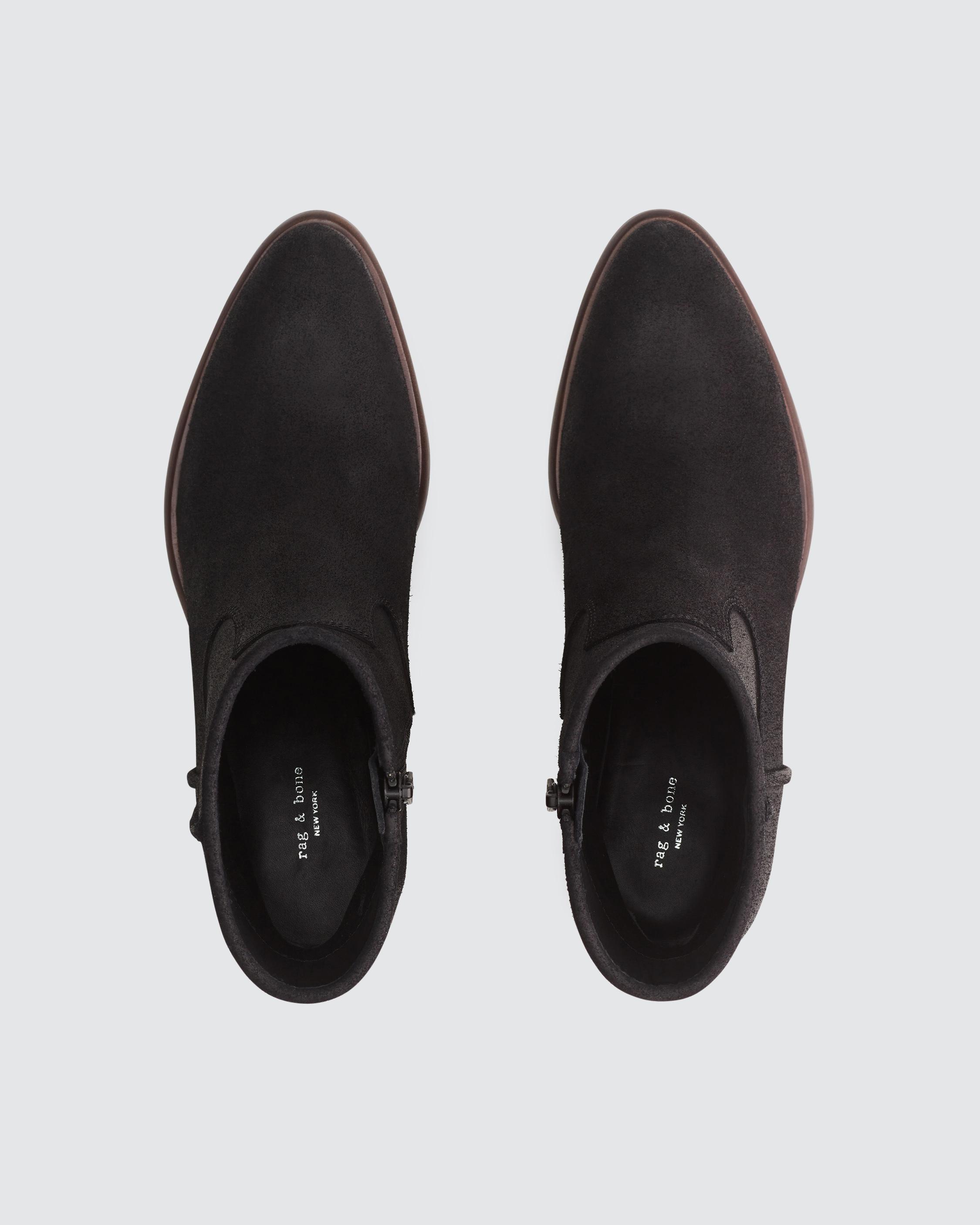 Rag and bone store black suede booties