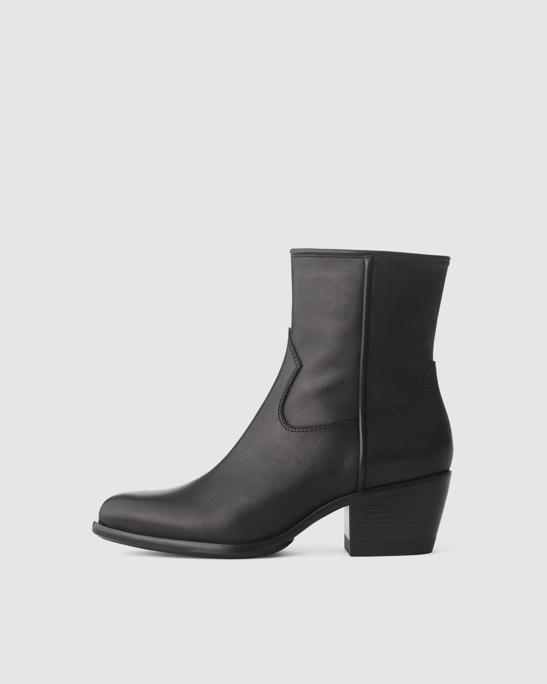 【関税込み】rag & bone ブラック Mustang ブーツ Rag & Bone Mustang Mid-Heel Ankle Boot in Black