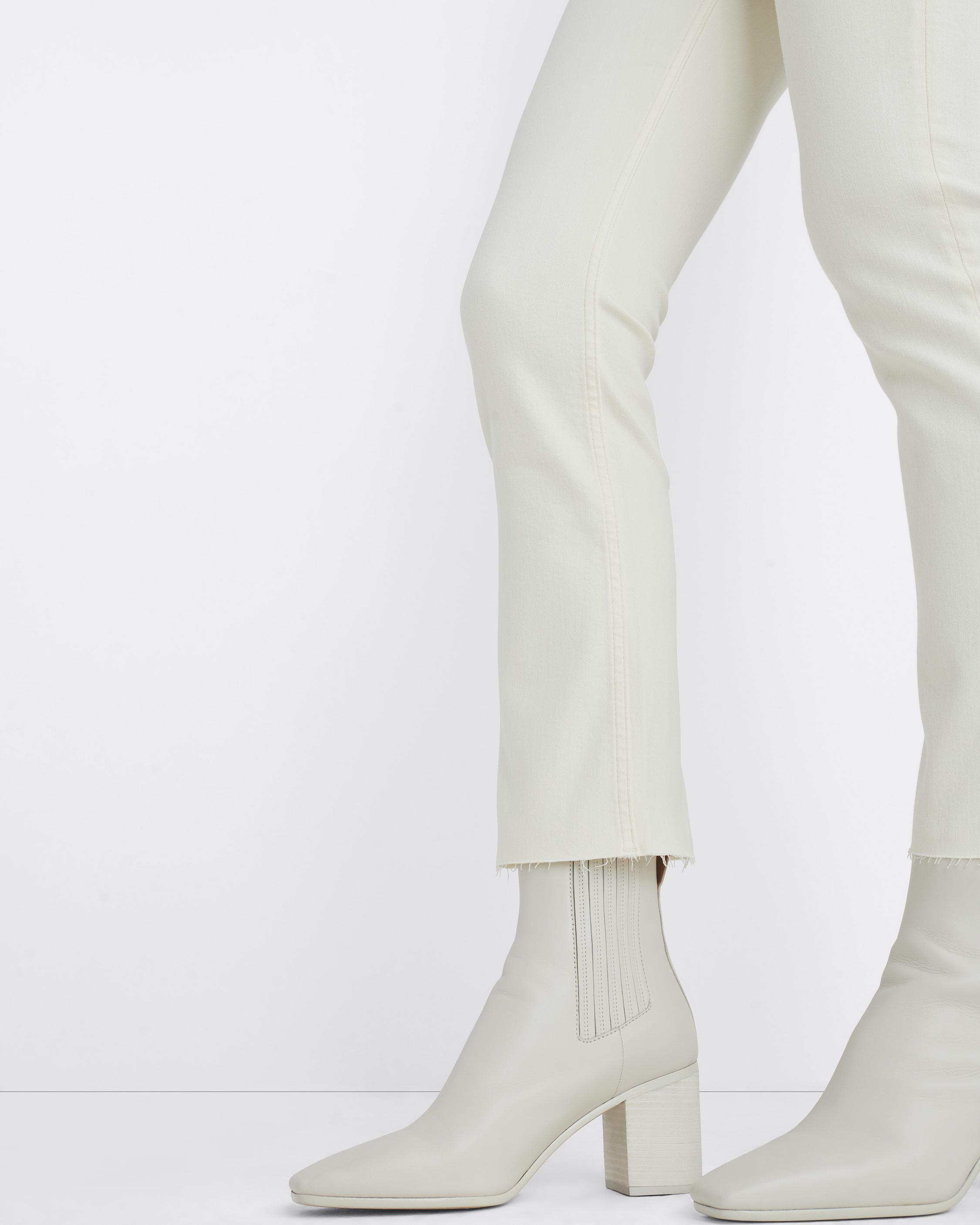 White rag and store bone boots