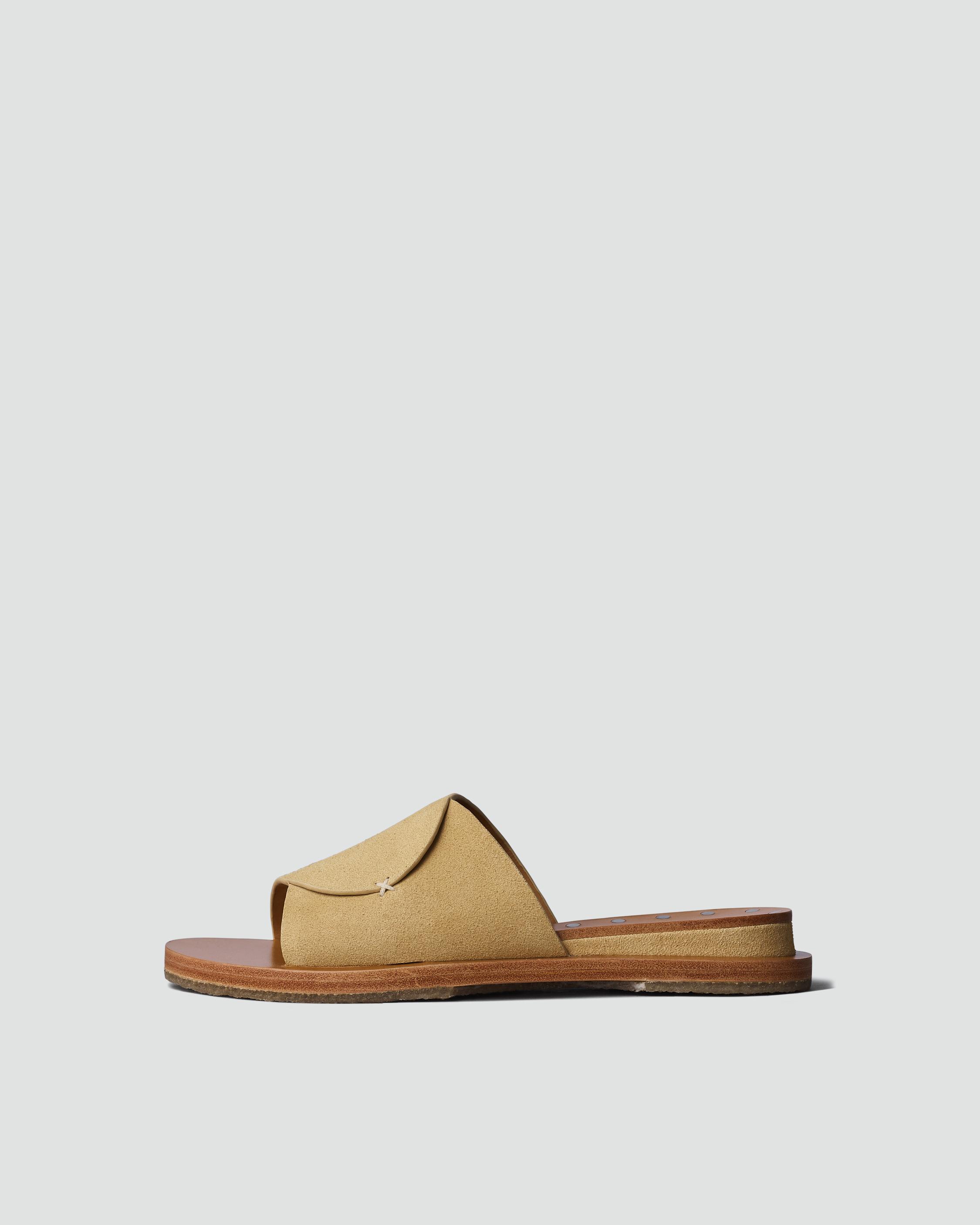 Beau Slide - Suede - Dune Suede | rag & bone