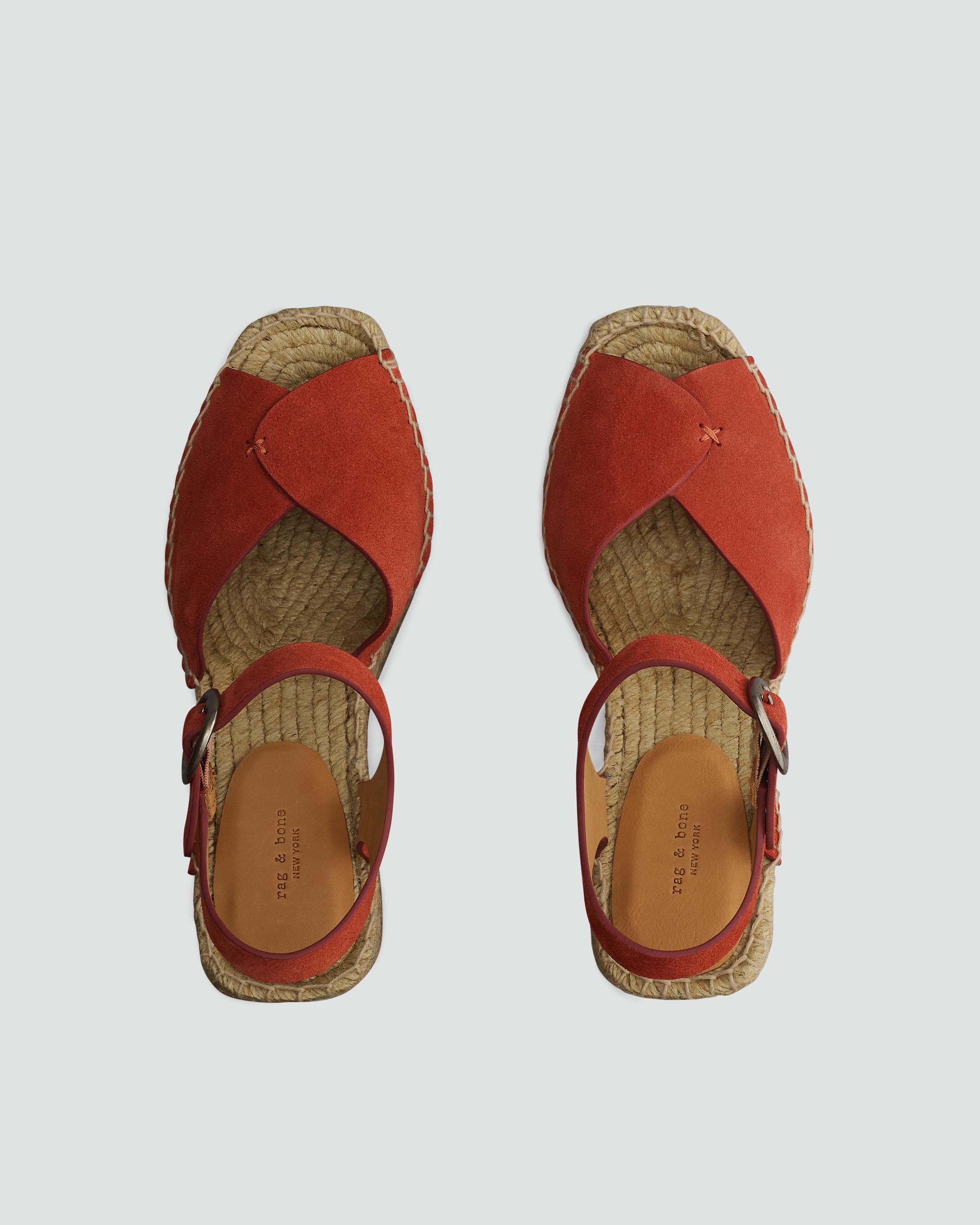 Santiago Wedge Espadrille - Suede