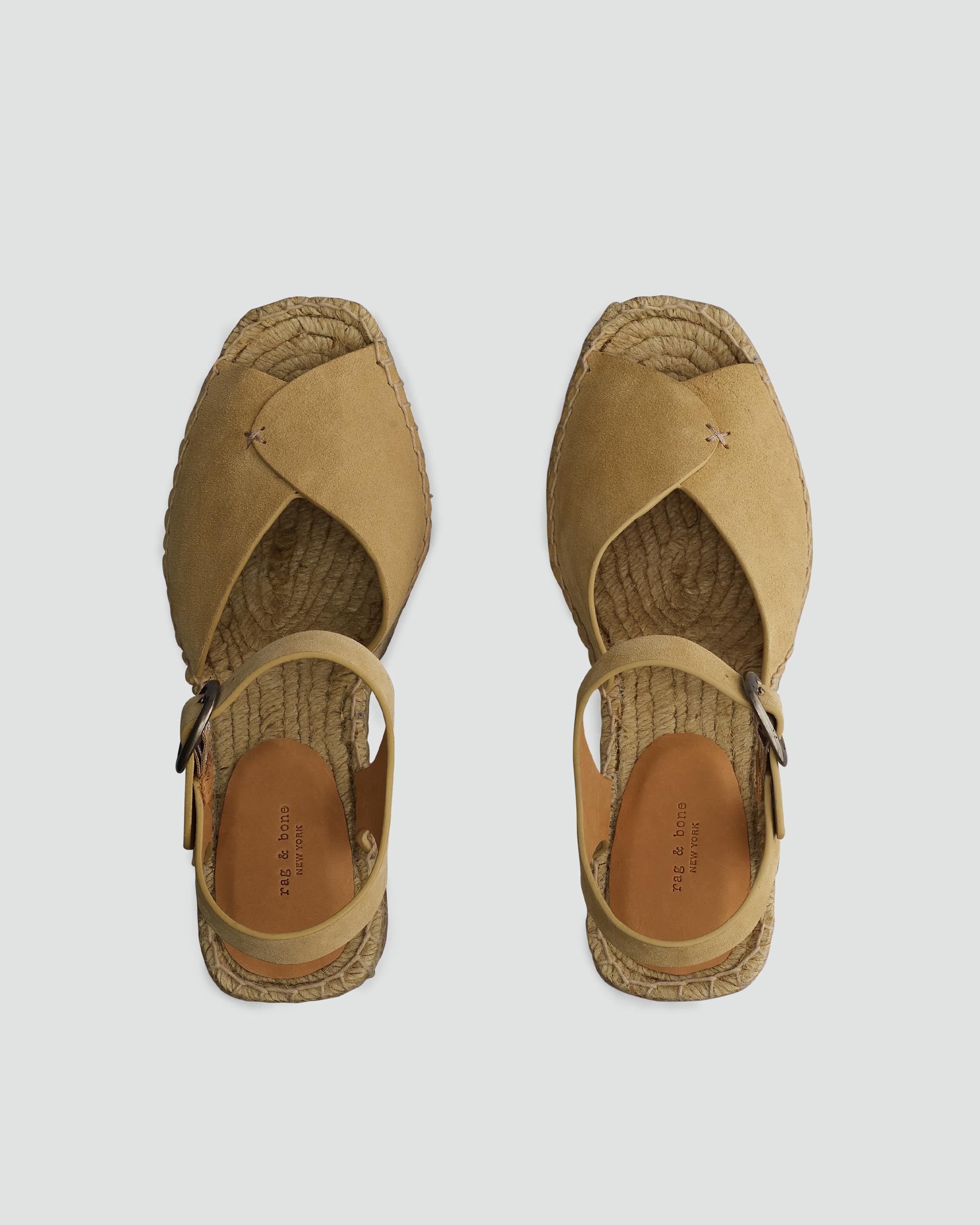 Santiago Wedge Espadrille - Suede