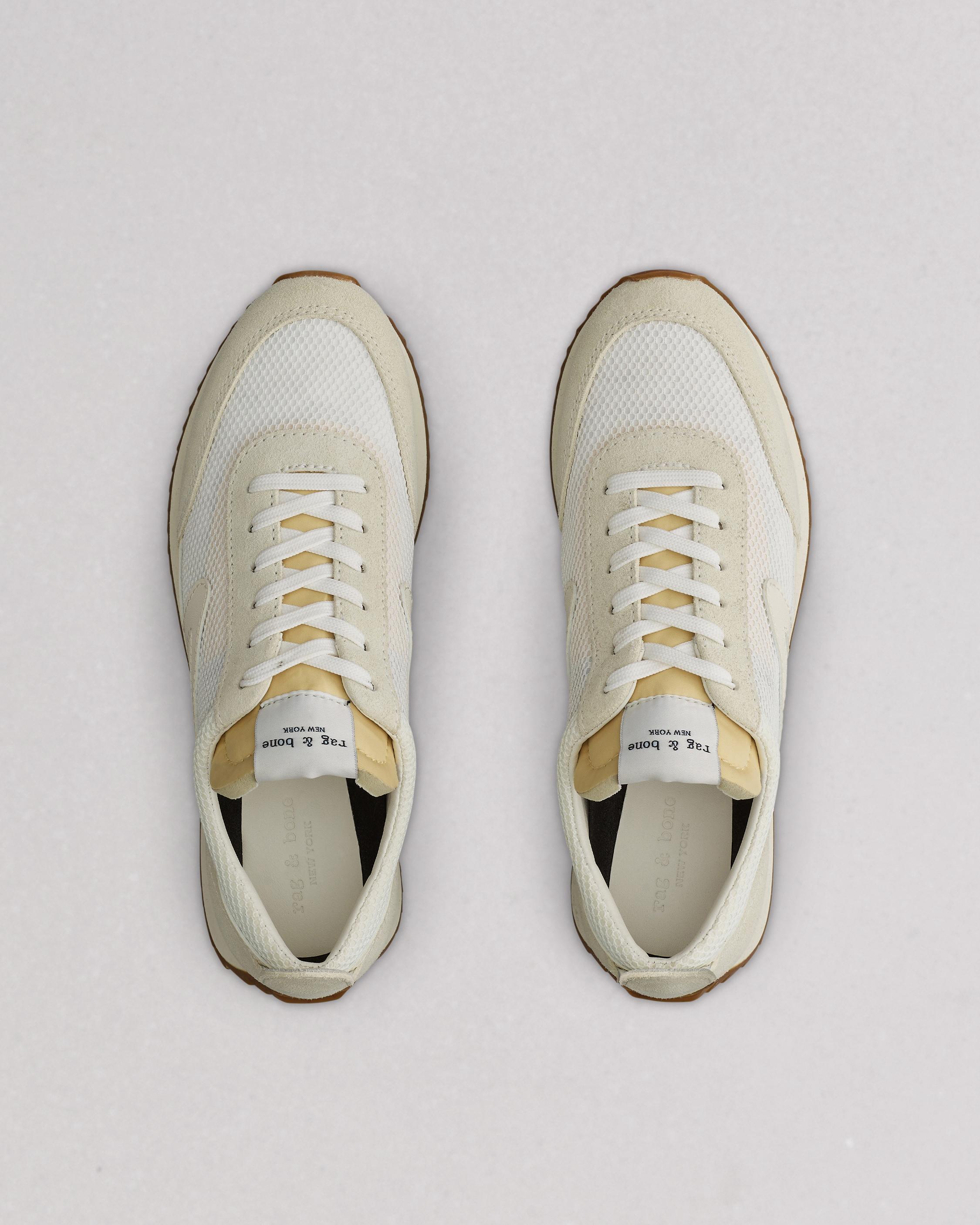 Off White Retro Runner: Mesh Sneaker | rag & bone