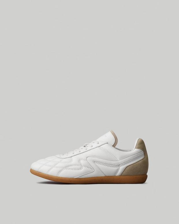 White Retro Legacy Trainer: Leather Sneaker | rag & bone White Retro Legacy Trainer: Leather Sneaker | rag & bone