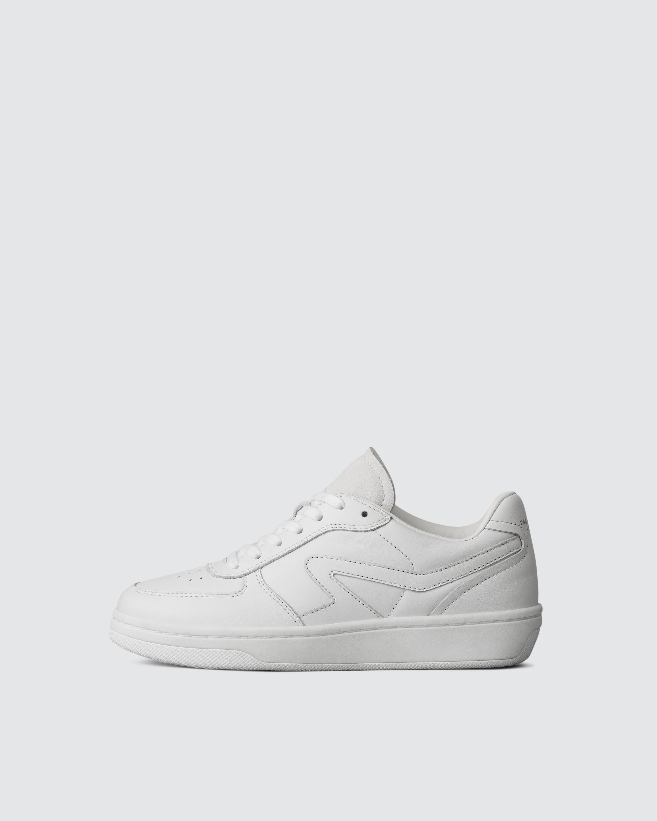 White Retro Court Sneaker: Leather Sneaker | rag & bone
