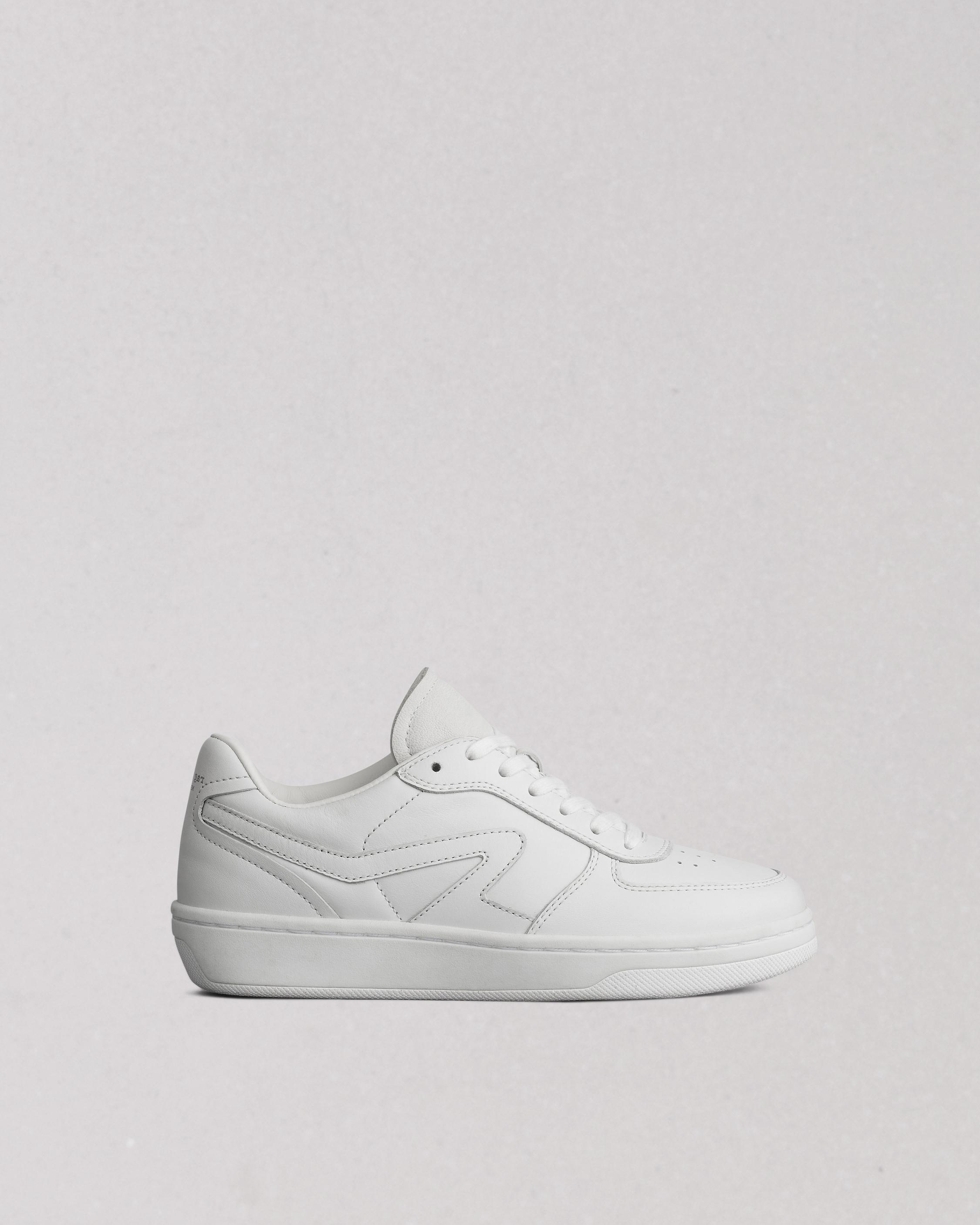 White Retro Court Sneaker: Leather Sneaker | rag & bone