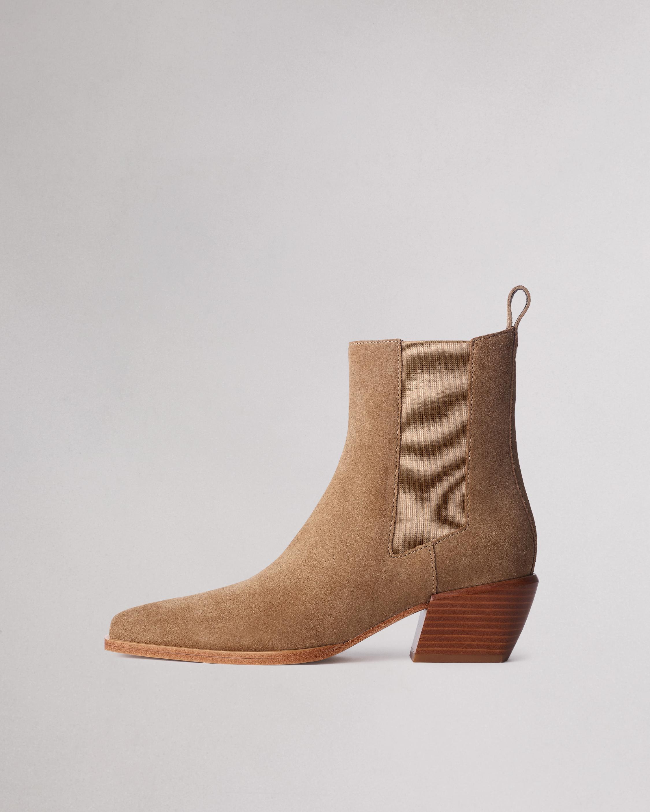 Joni Chelsea Boot Camel Suede rag bone