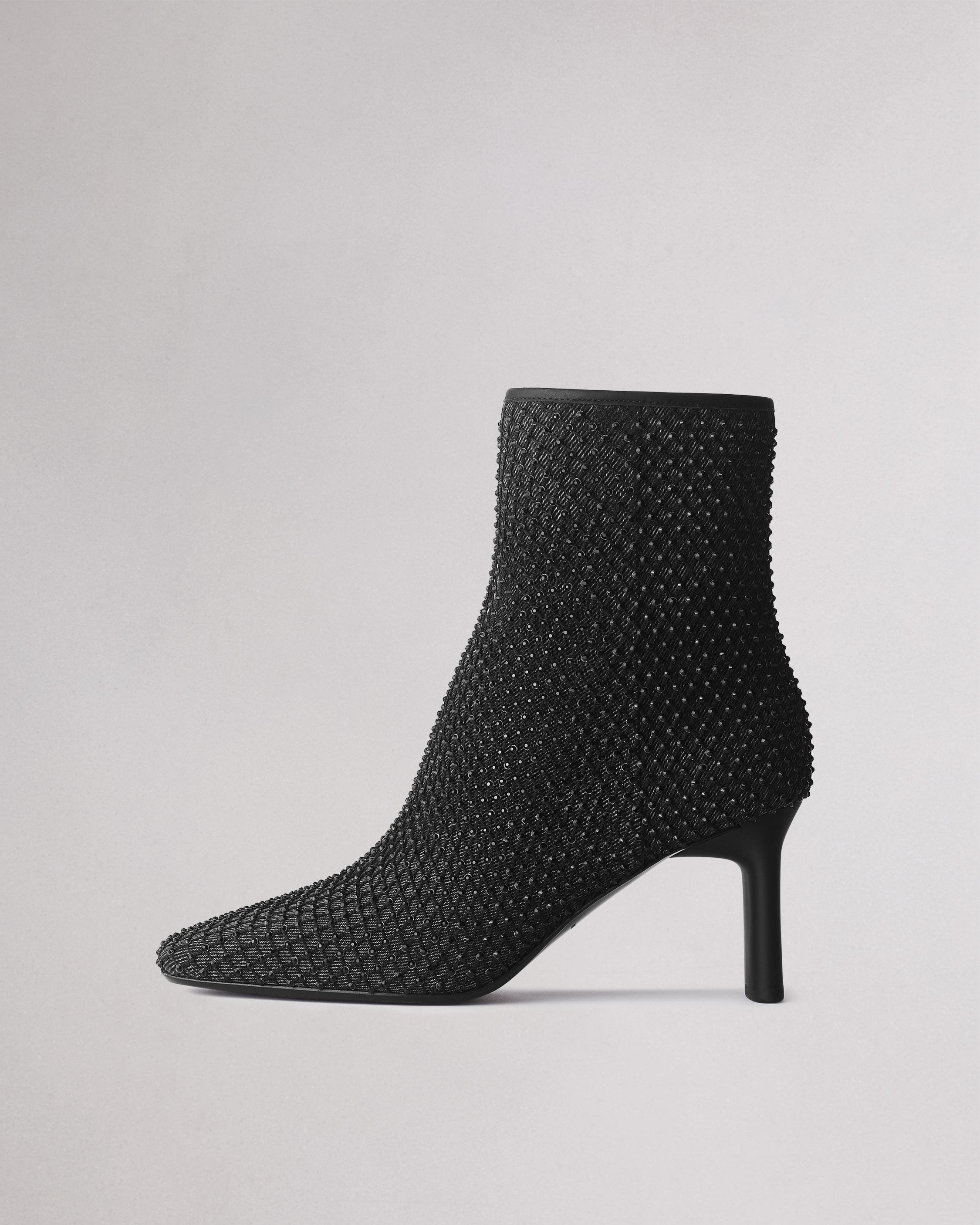 Aja Diamante Boot - Black Denim | rag & bone