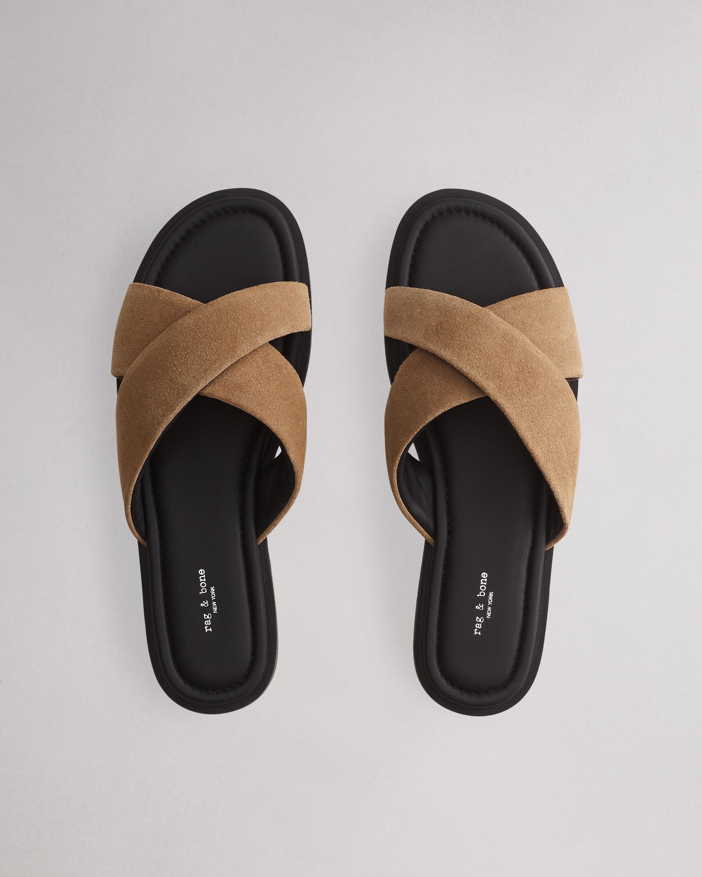 Geo Suede Strap Sandal image number 4