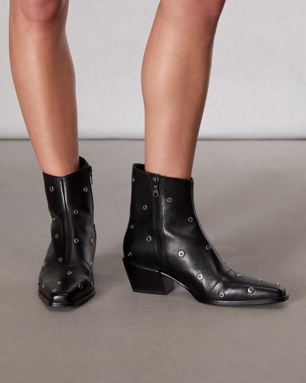 Joni Zip Leather Boot - Black | rag & bone Joni Zip Leather Boot - Black | rag & bone