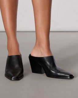 Joni Leather Mule - Black | rag & bone Joni Leather Mule - Black | rag & bone