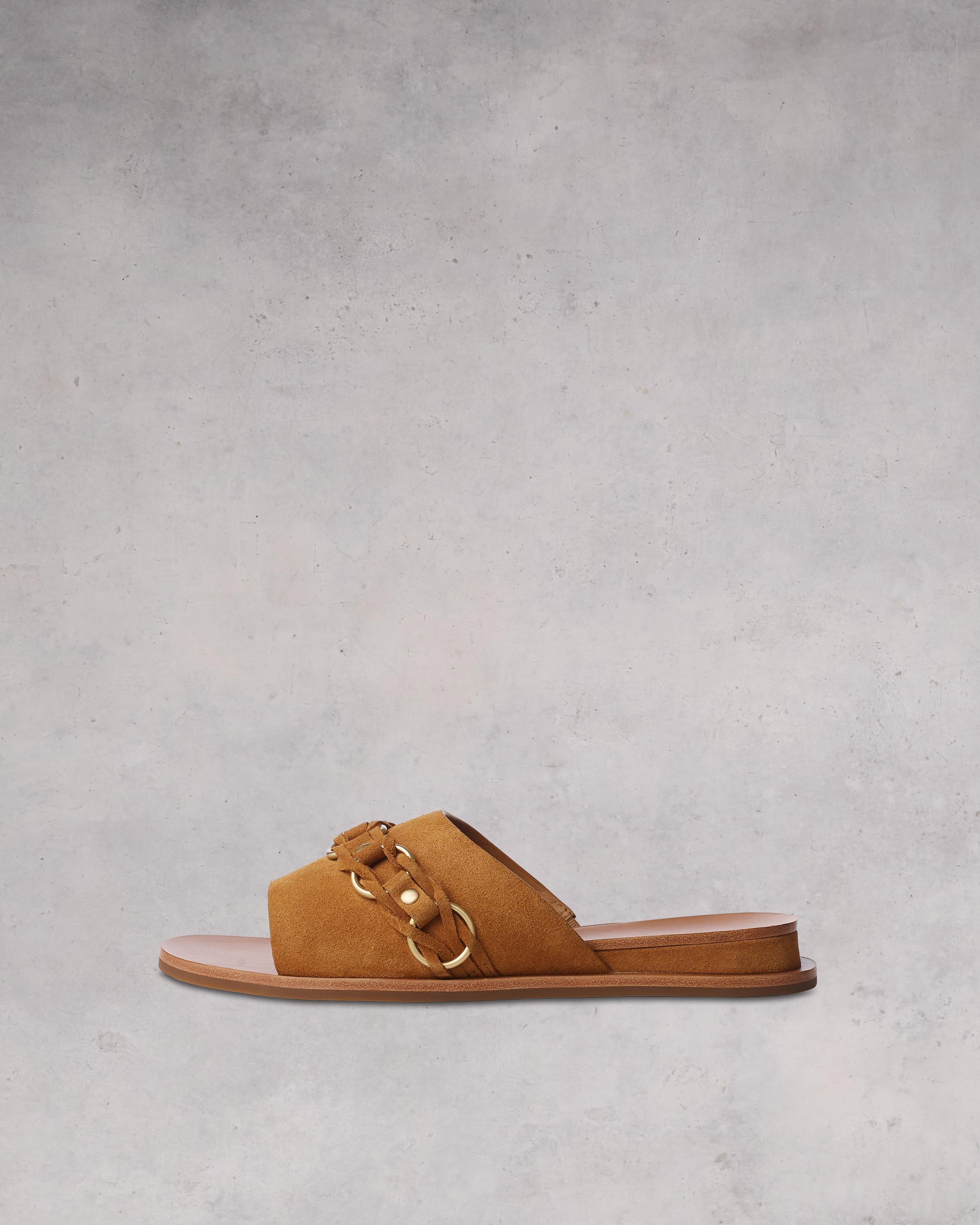 Beau Suede Sandal - Tobacco Suede | rag & bone