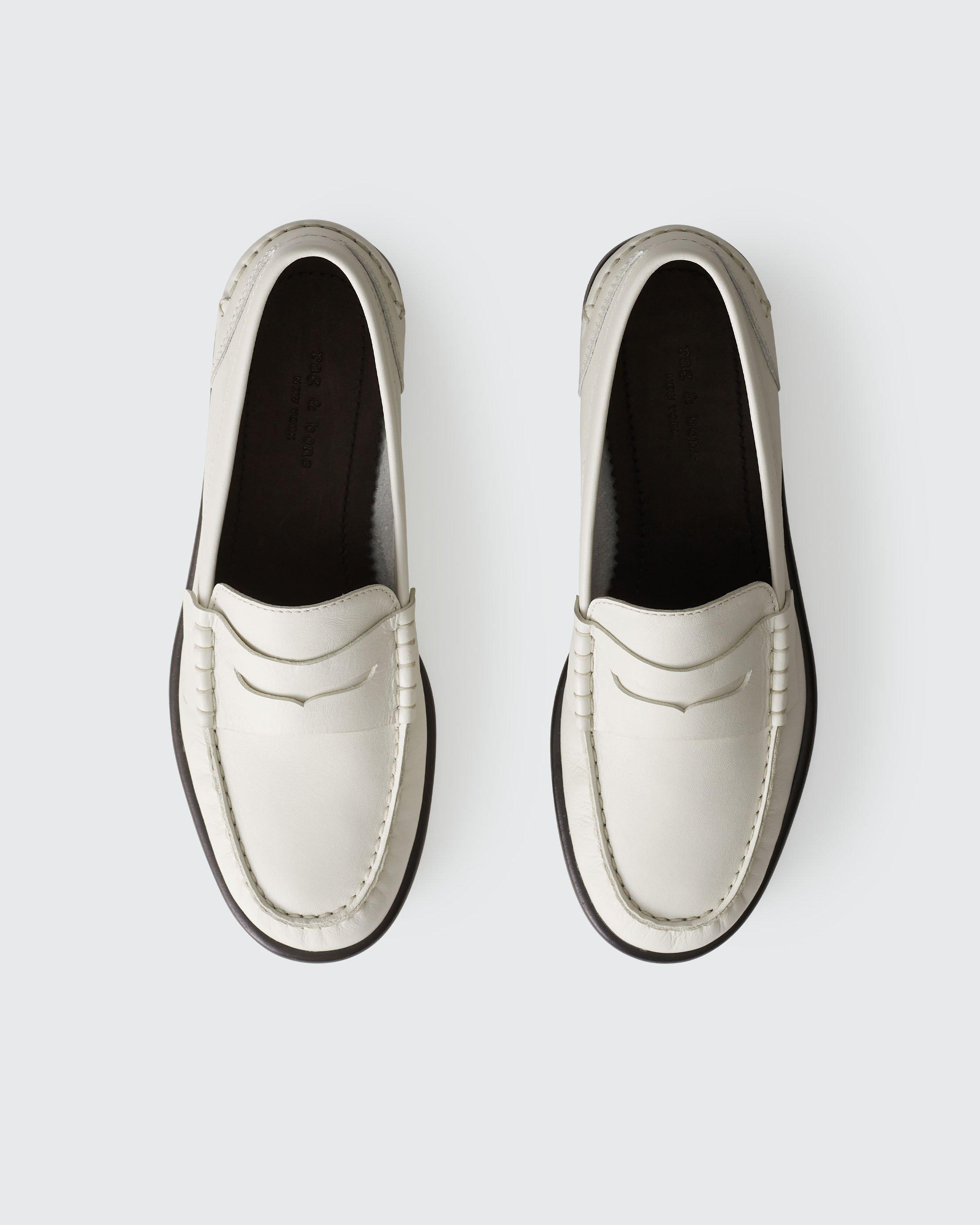 Carter Leather Loafers - Antique White | rag & bone