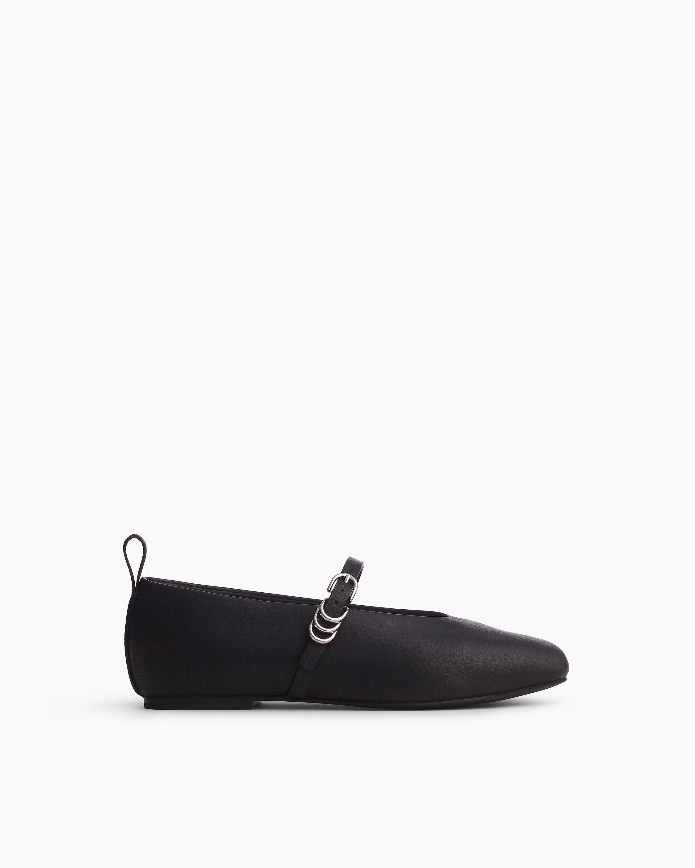 RayBelle Mary Janes with Dots - Black High-Sheen Leather main image 0