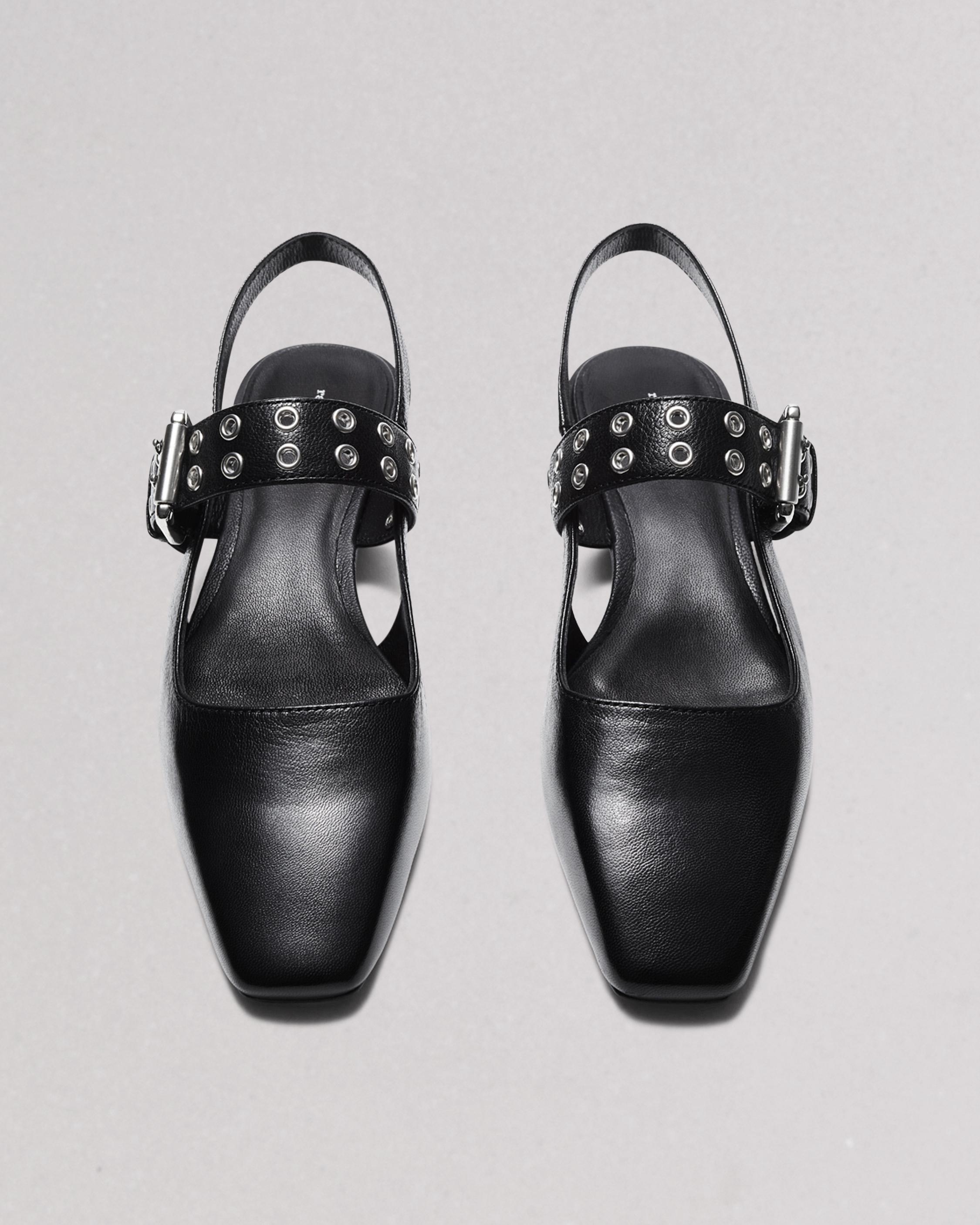 Astra Leather Slingback Flats image number 4
