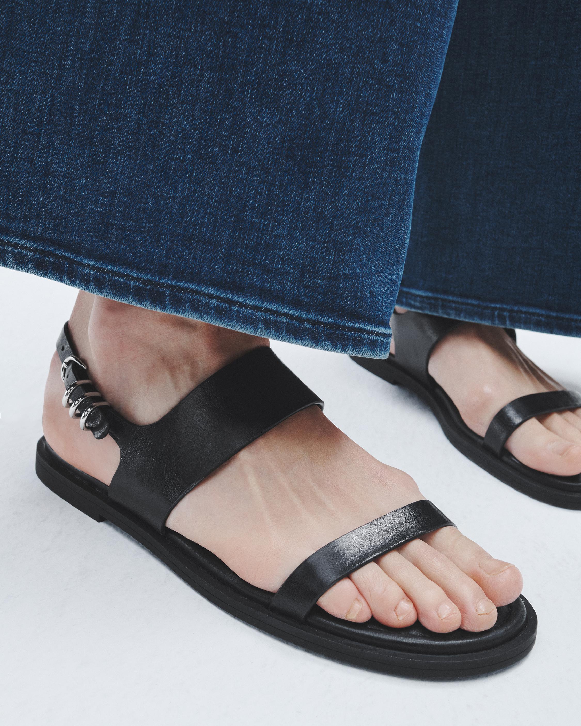 Geo Sandal - Leather