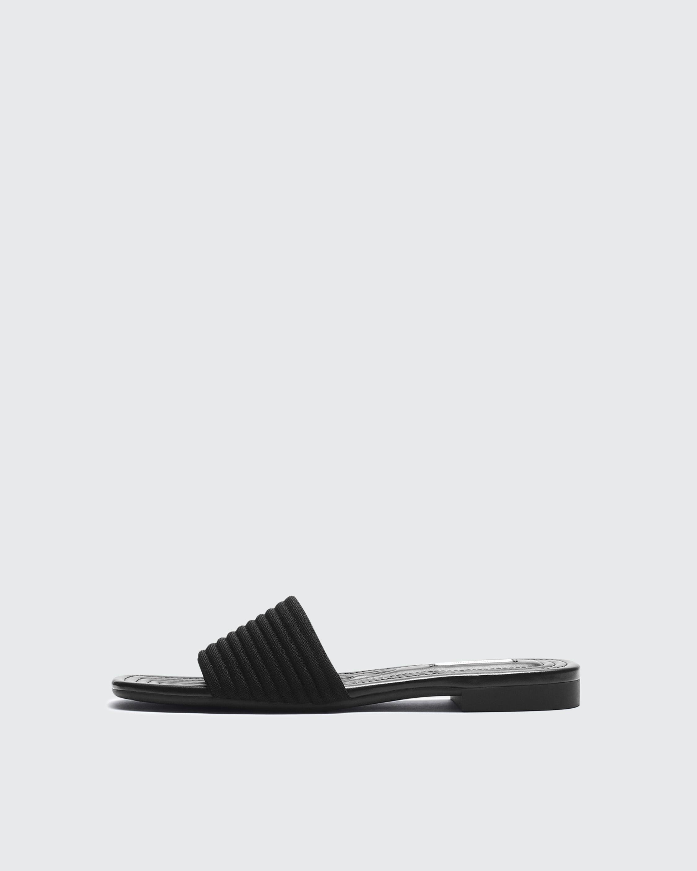 NEW Rag and Bone & Flip Flops Black Parker Thong Sandals Slippers 37 US 7  $195