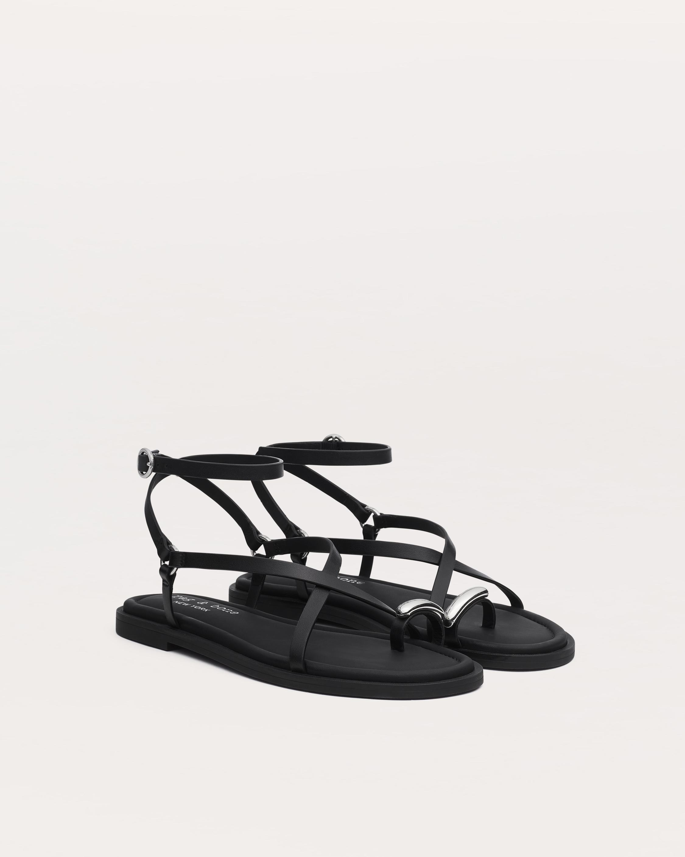 Geo Toe Ring Sandals image number 3