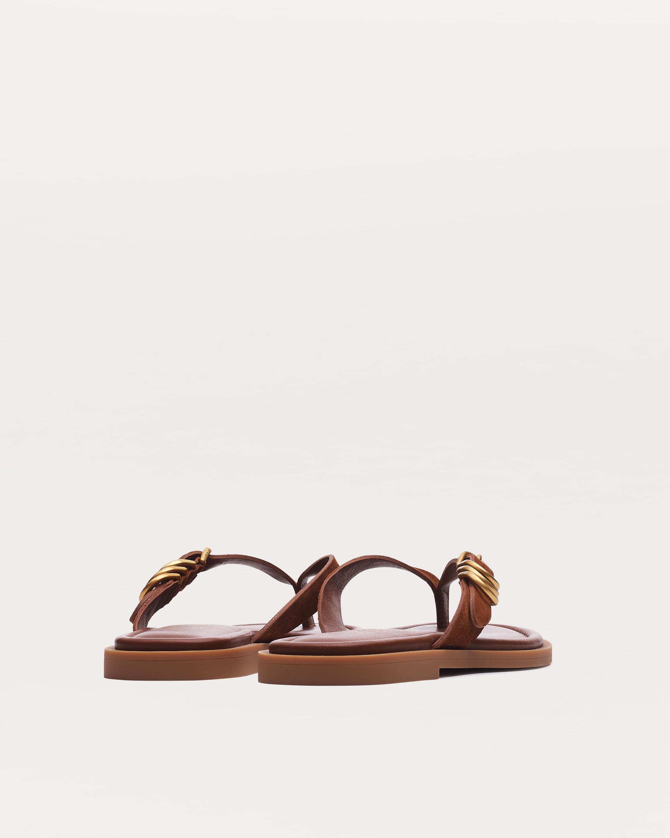 Gia Suede Flip Flops