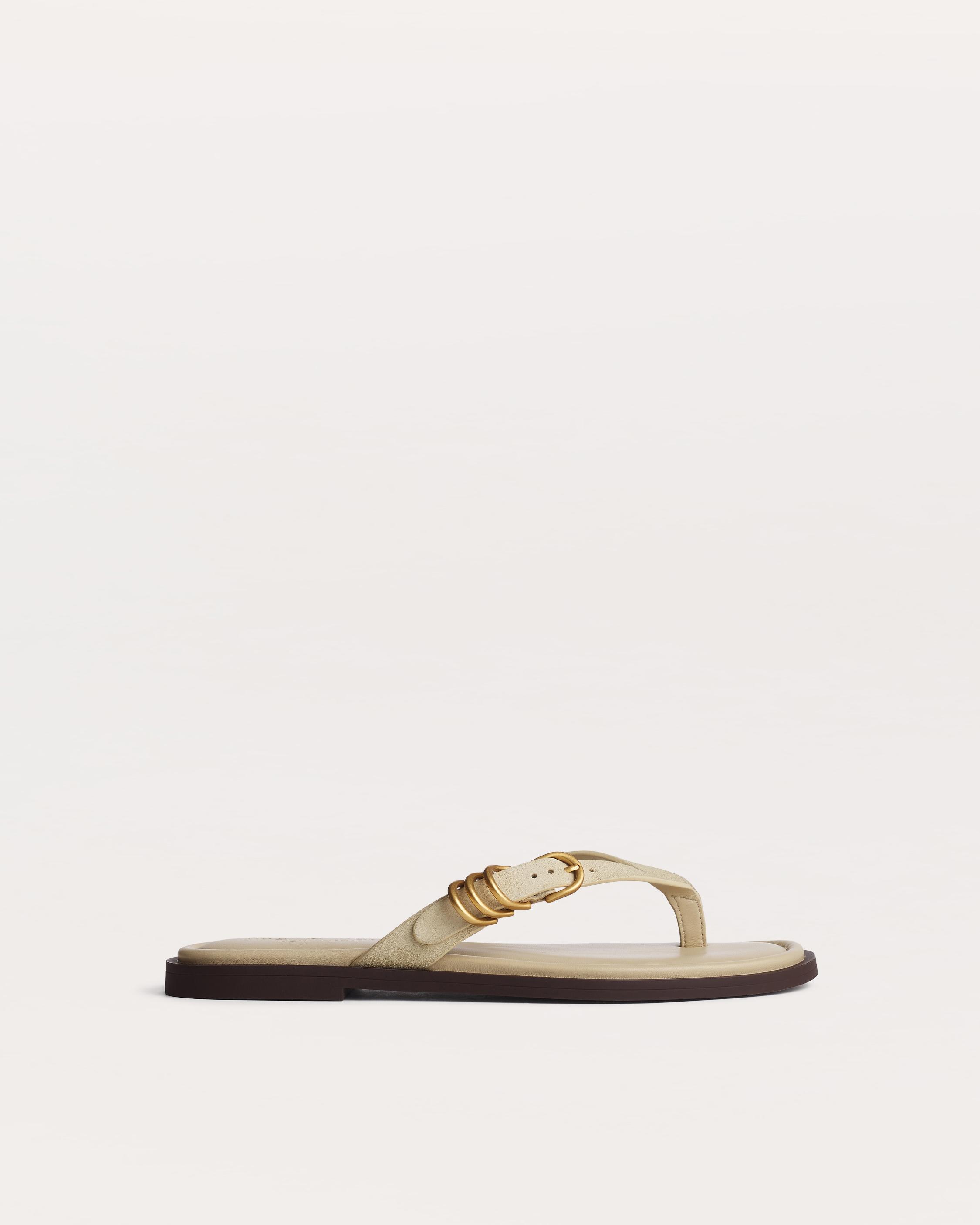 Gia Suede Flip Flops image number 1