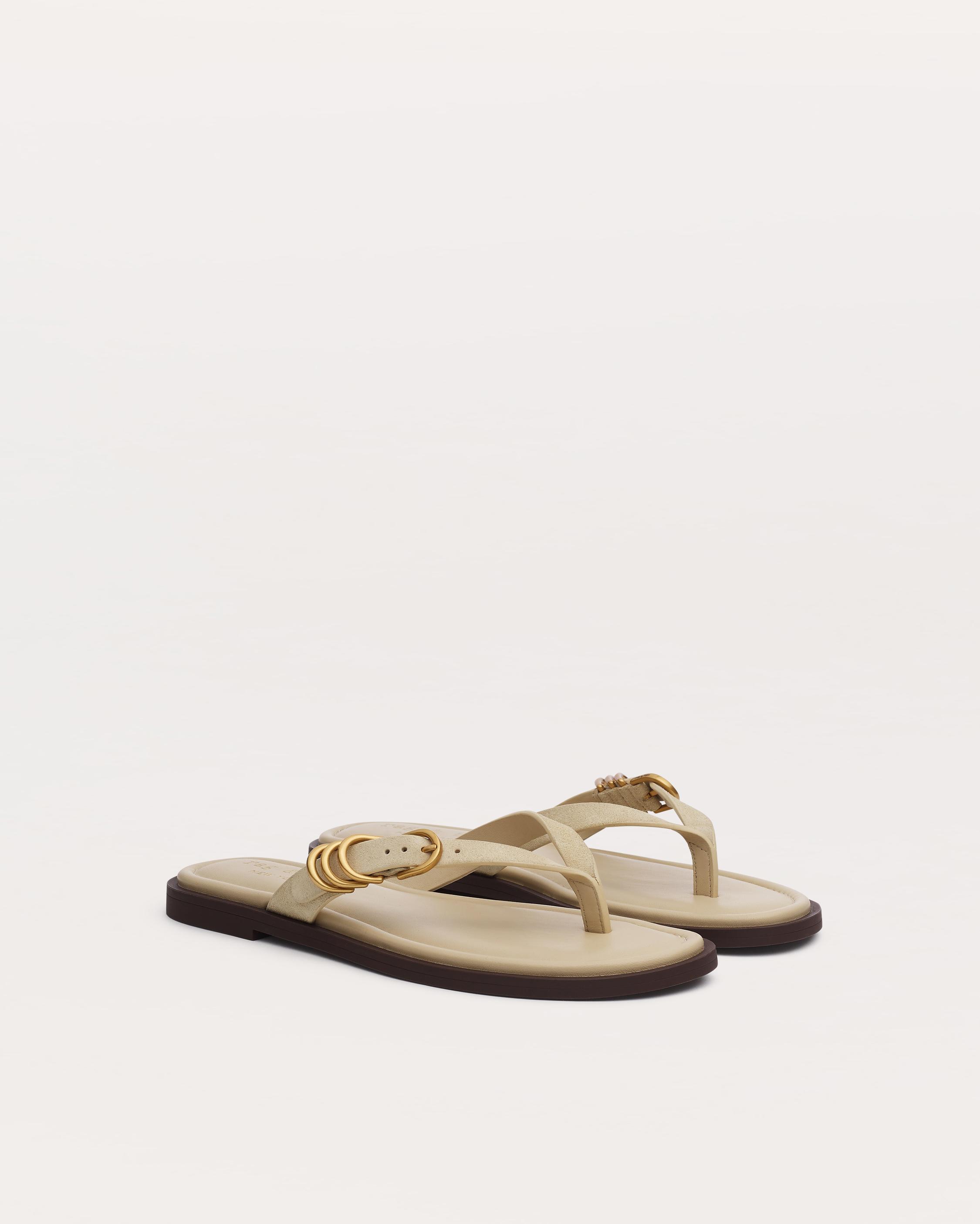 Gia Suede Flip Flops image number 3