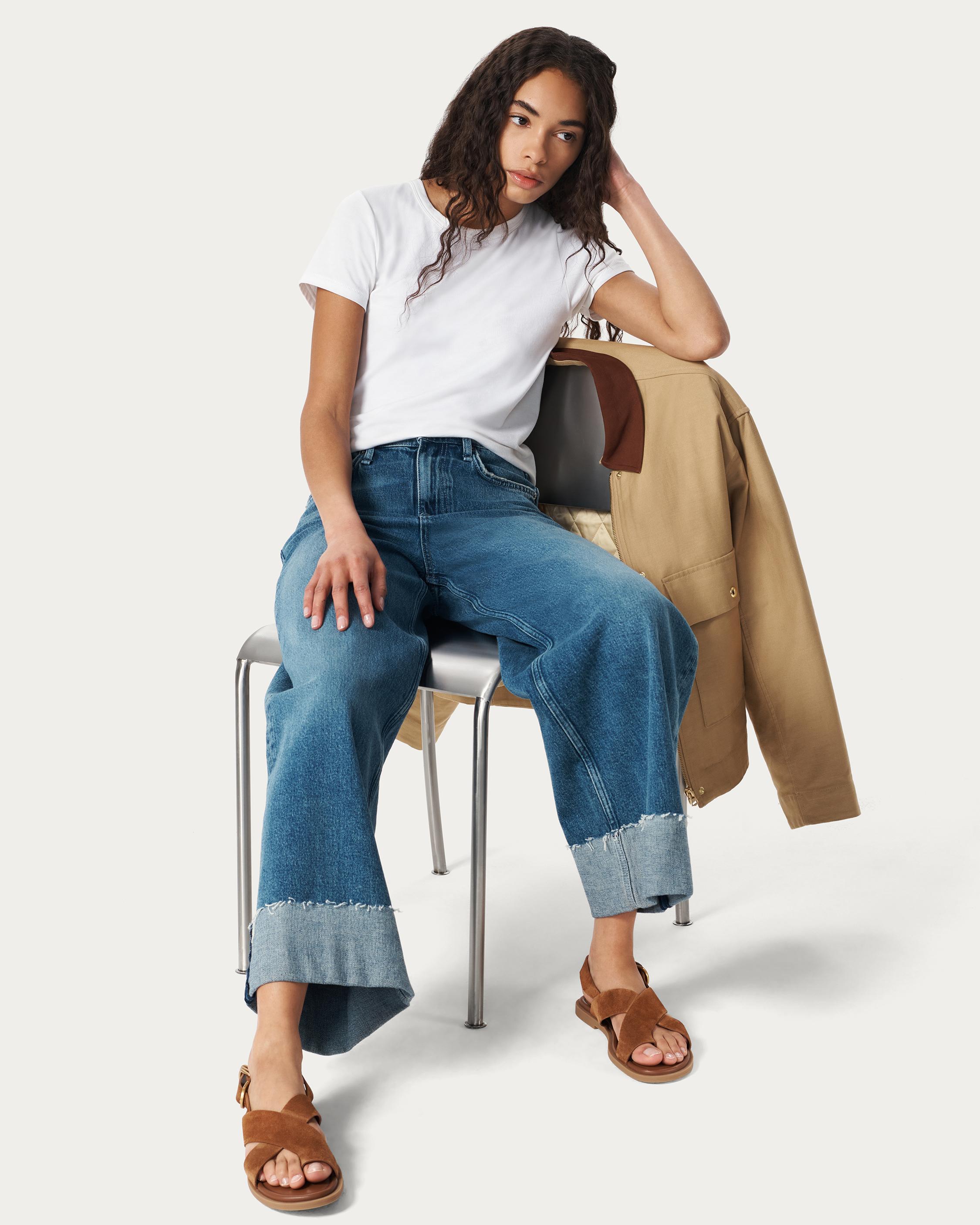 Gia Italian Suede Crossover Sandals