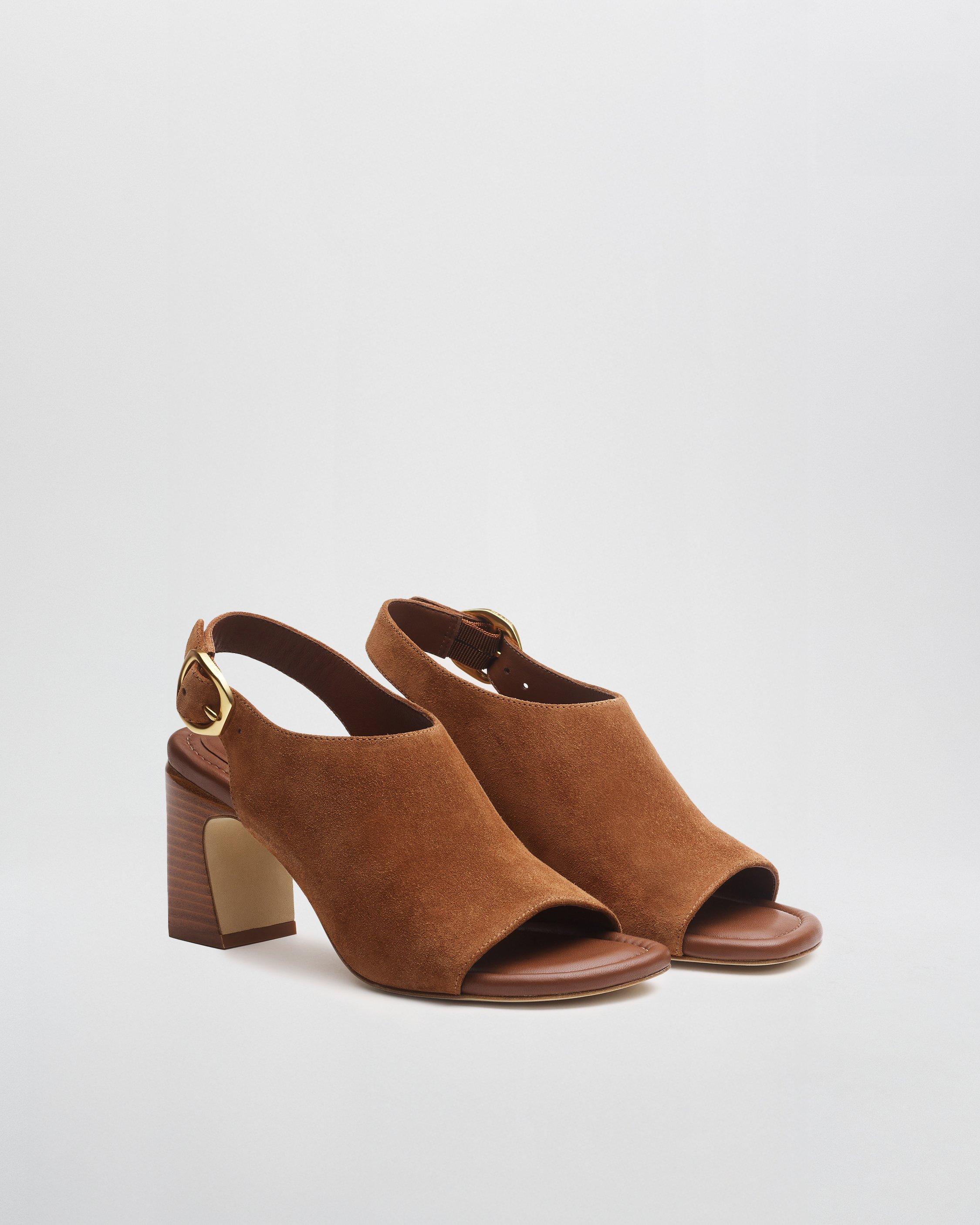 Gigi Italian Suede Sandals image number 3