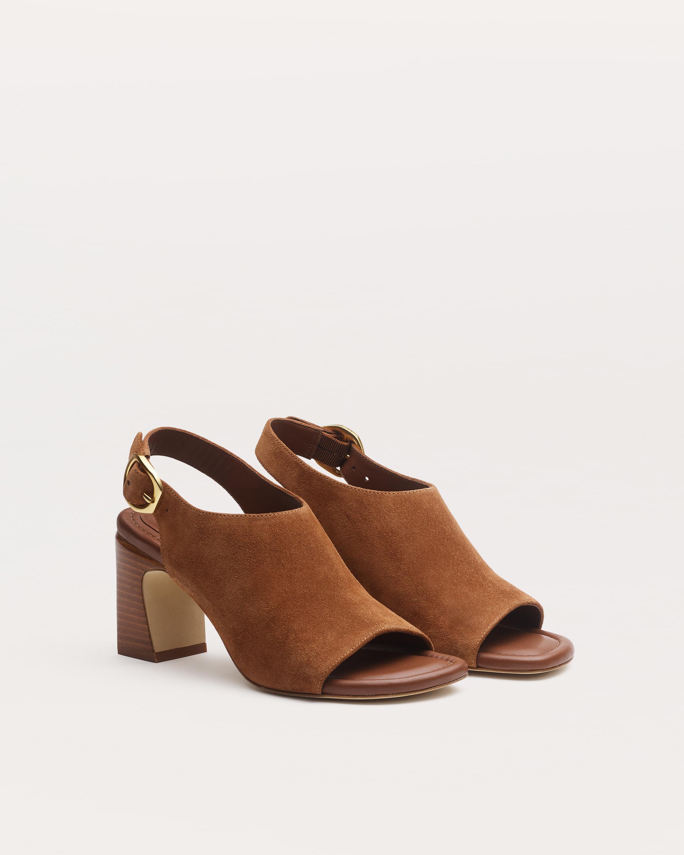 Gigi Suede Slingback Sandals image number 3