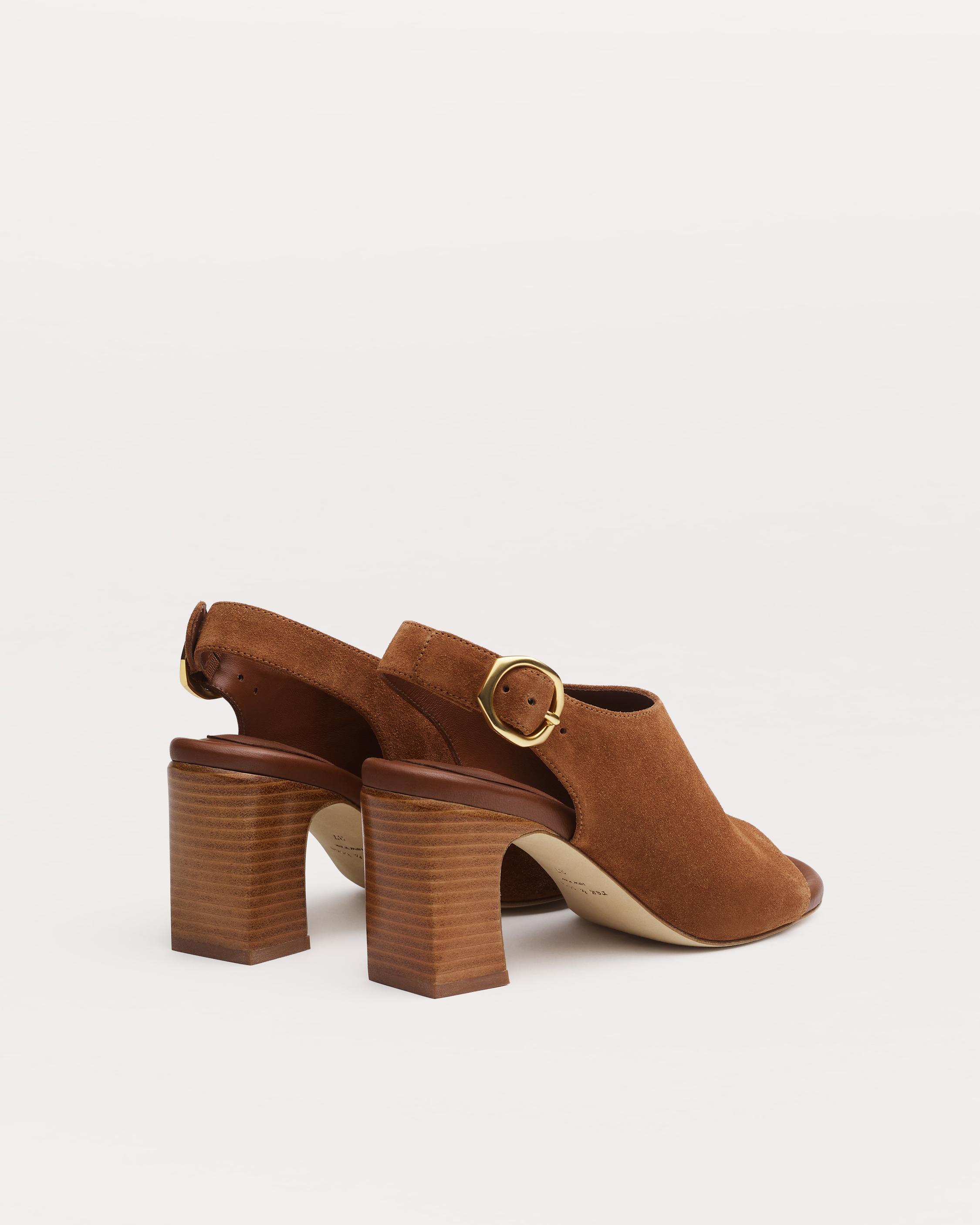 Gigi Suede Slingback Sandals image number 4