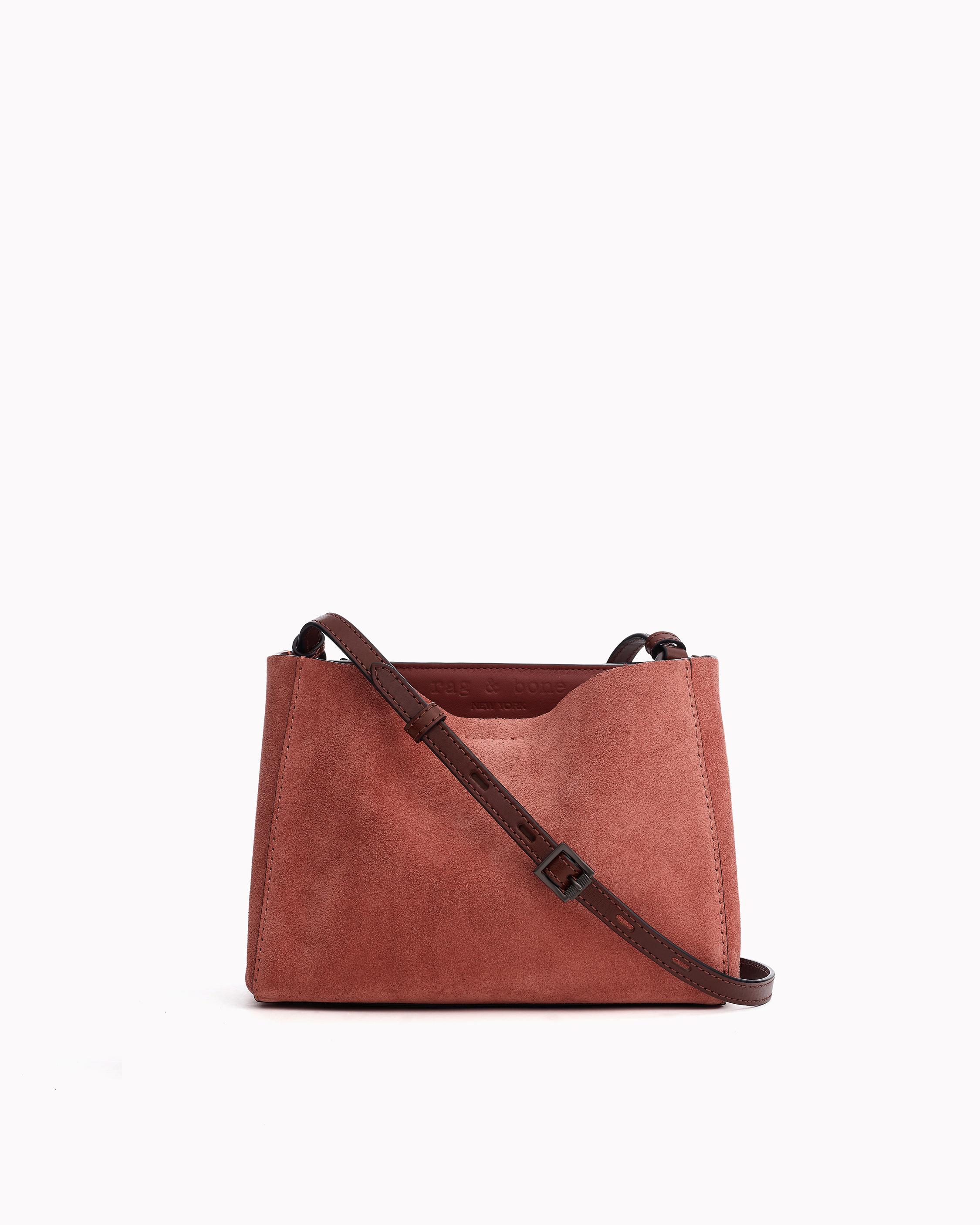 crossbody suede bag