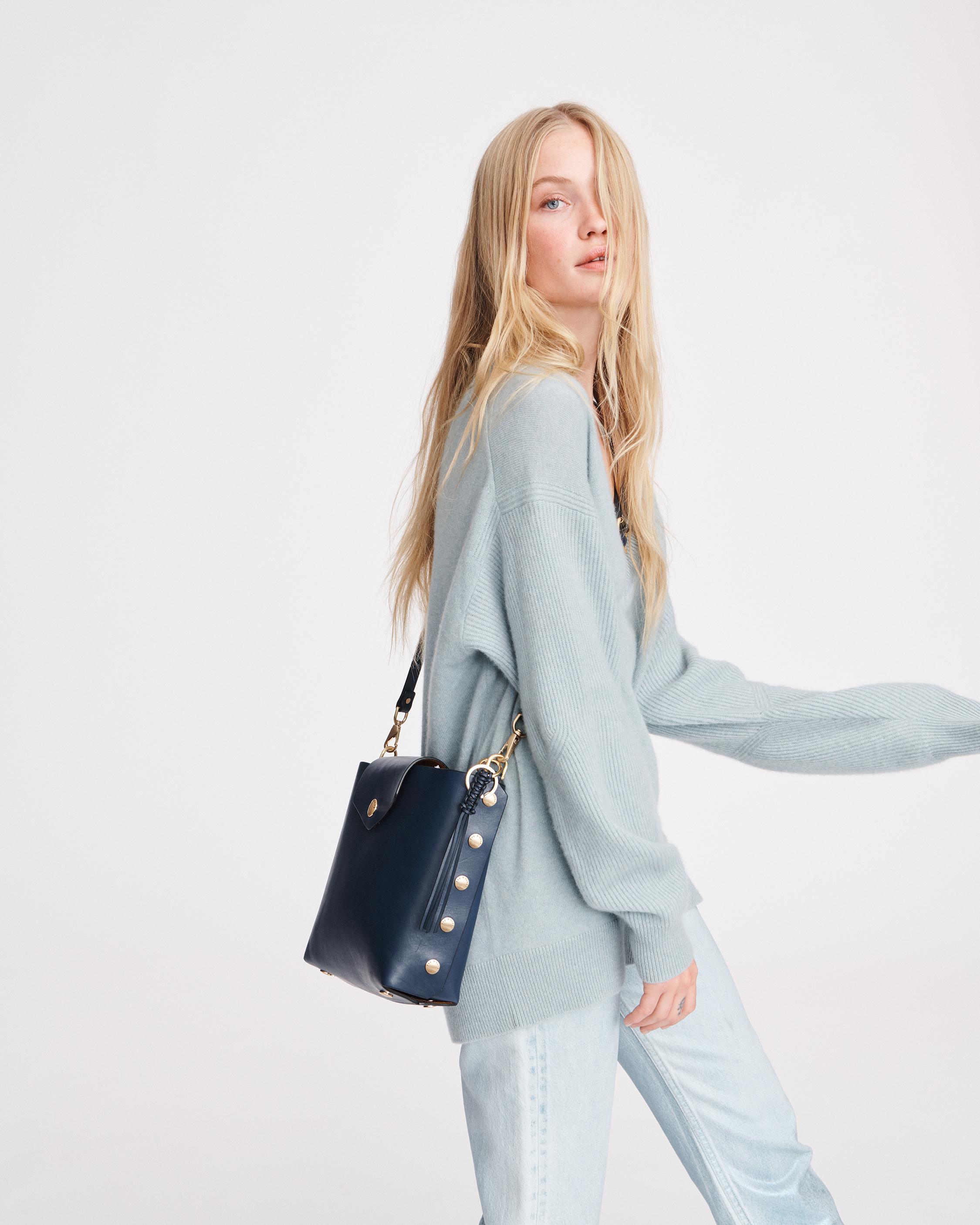 The Atlas Bucket Bag in Royal Blue rag bone