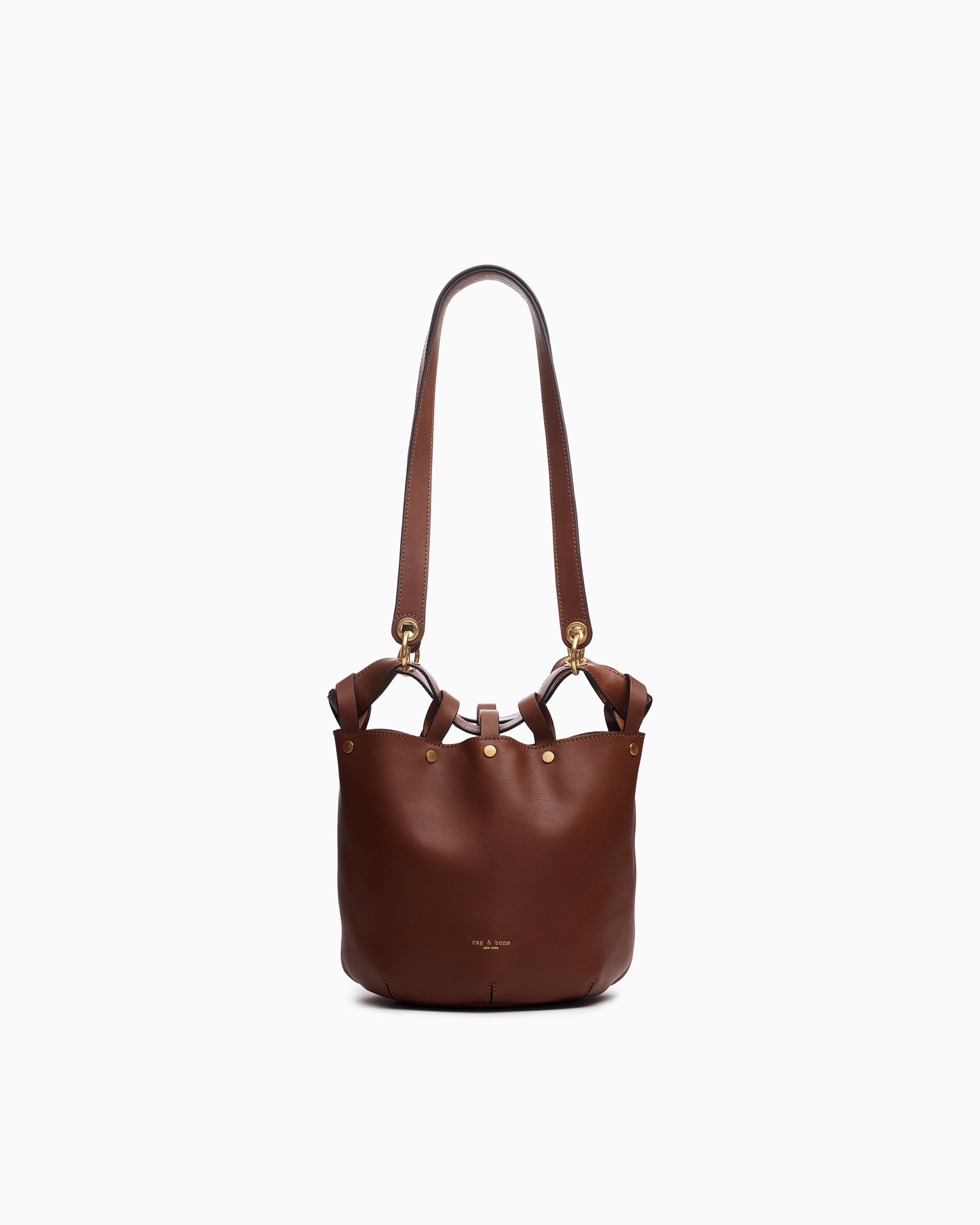 Leather bucket best sale bag uk