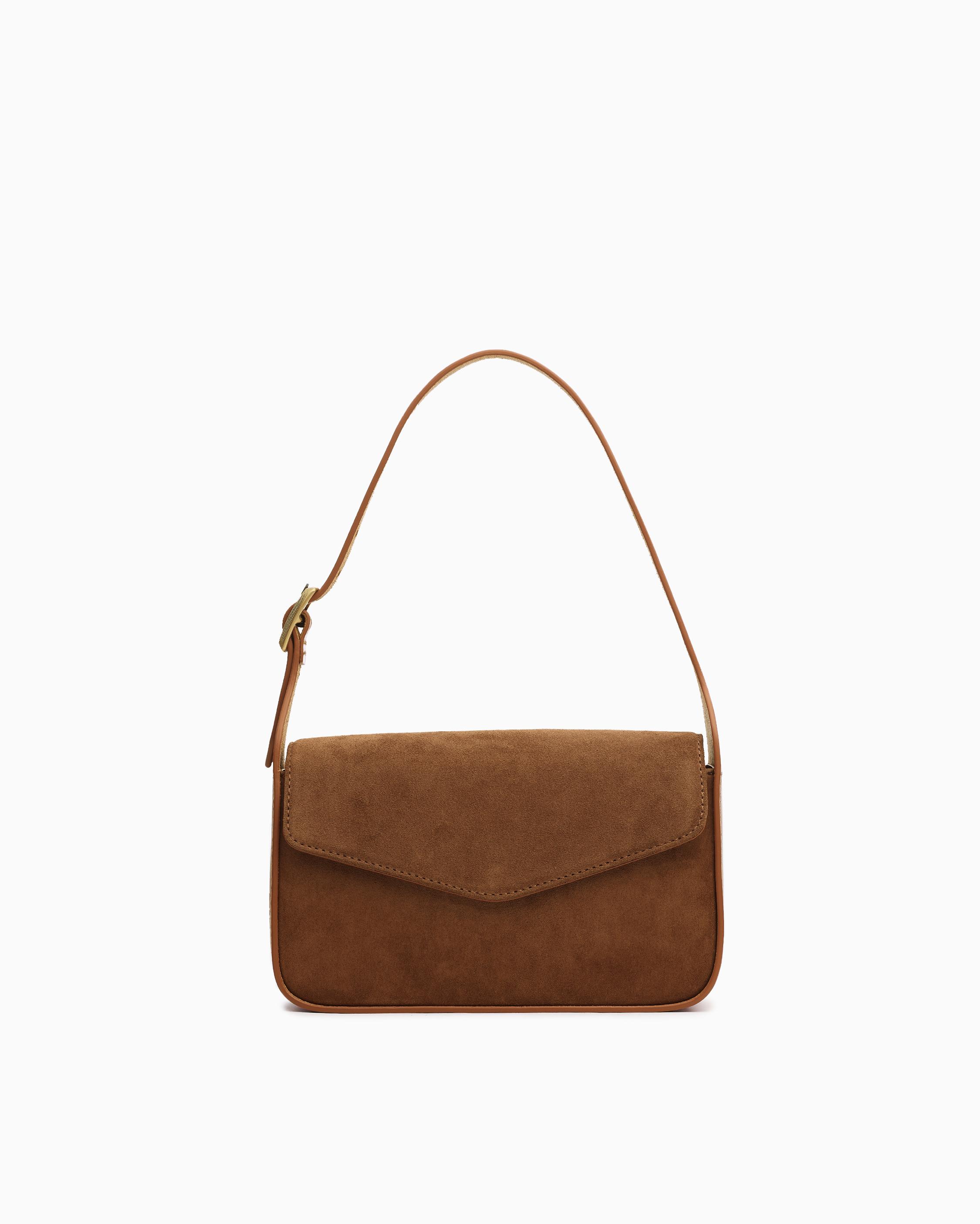 Soiree Evening Bag Suede Praline Suede rag bone