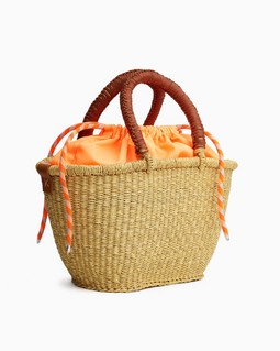 Ghana Woven Tote - Straw image number 2