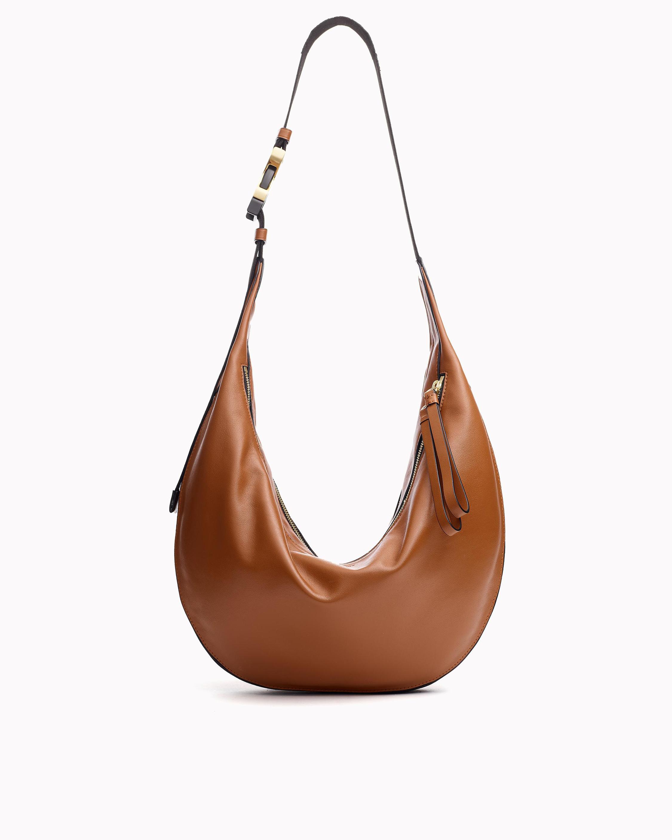 Riser Leather Crossbody Hobo Bag rag bone