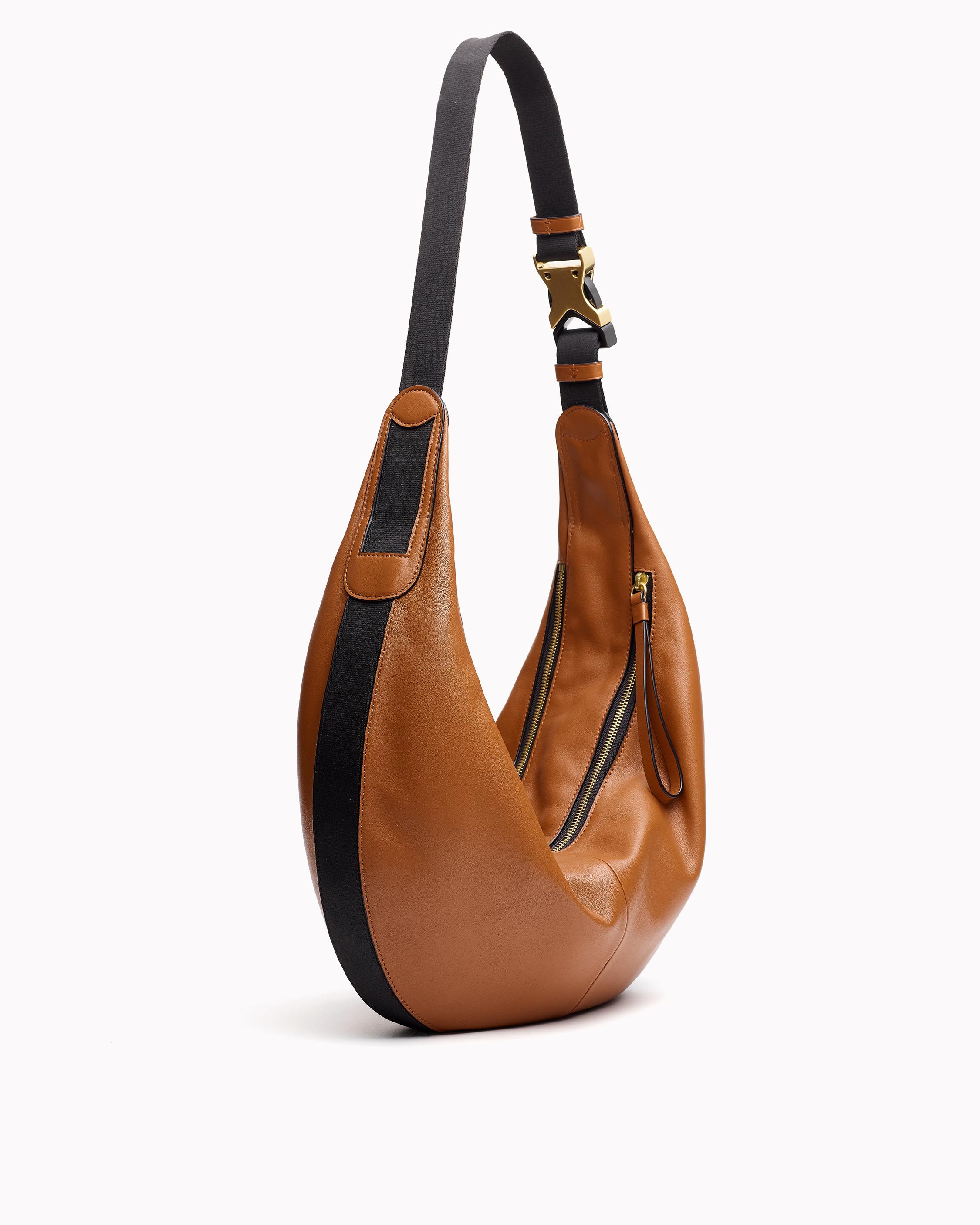 Riser Leather Crossbody Hobo Bag rag bone