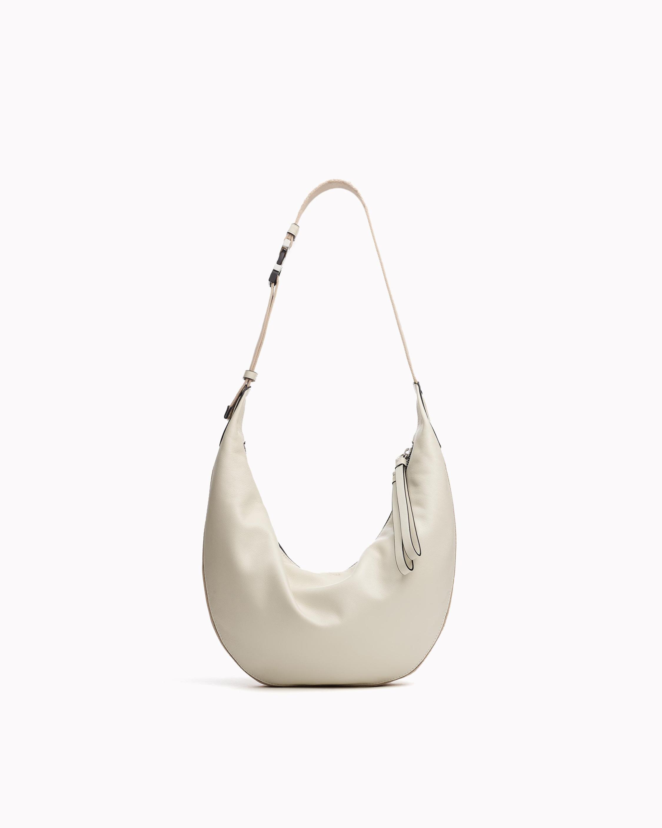 Riser Leather Crossbody Hobo Bag