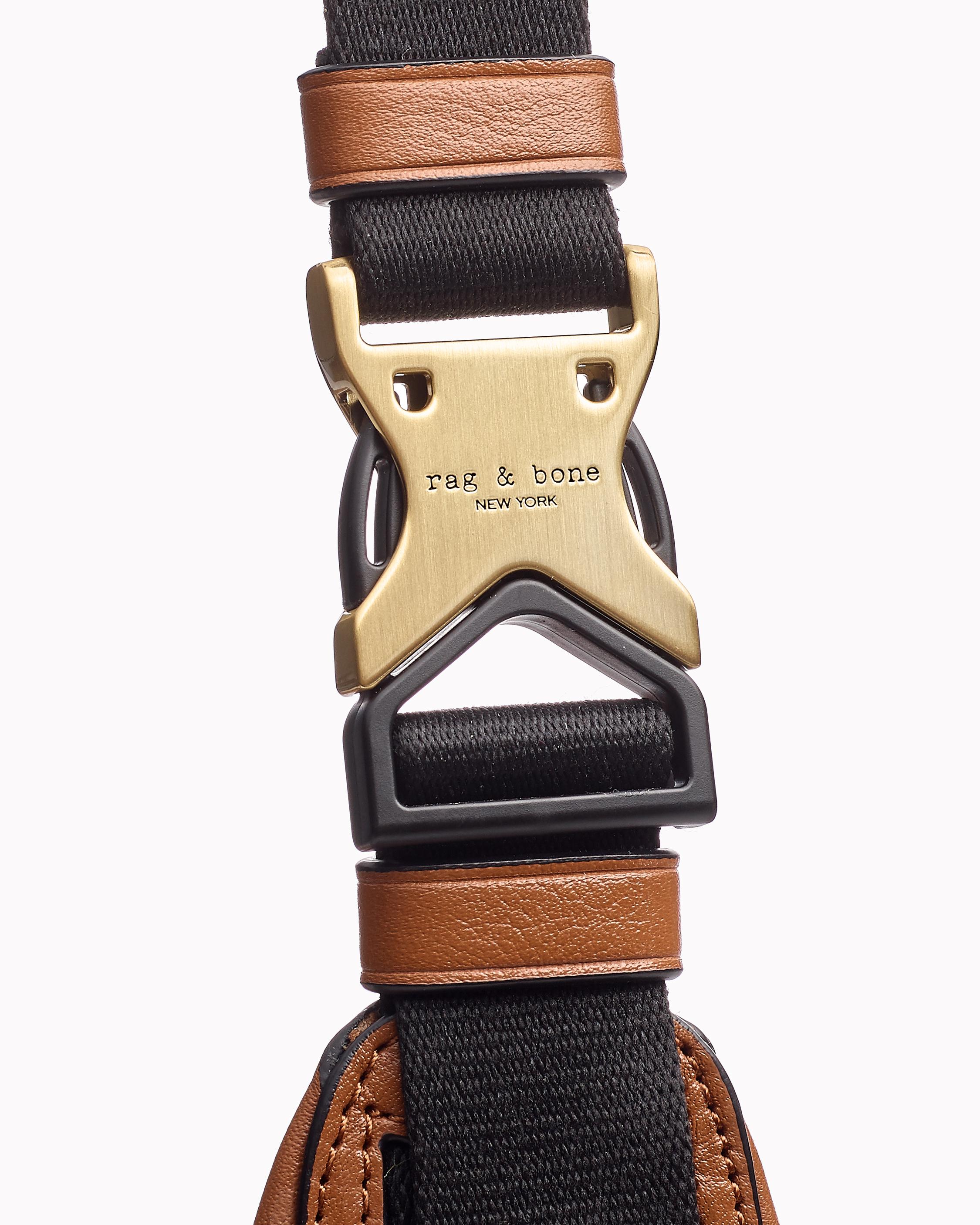 LEATHER CROSSBODY STRAP | Bone