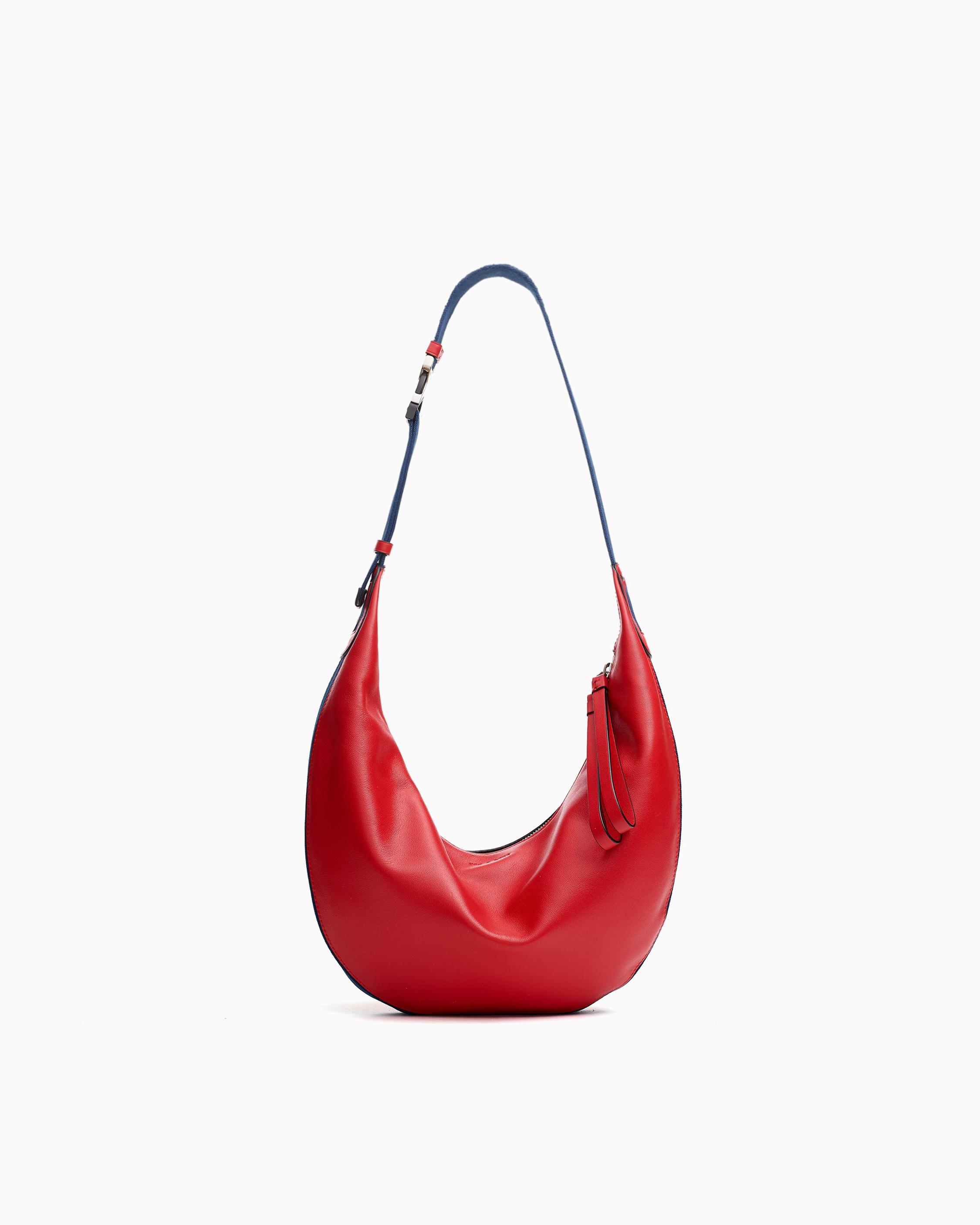 Red Leather Bag Soft Leather Bag Leather Hobo Bag MEDIUM 