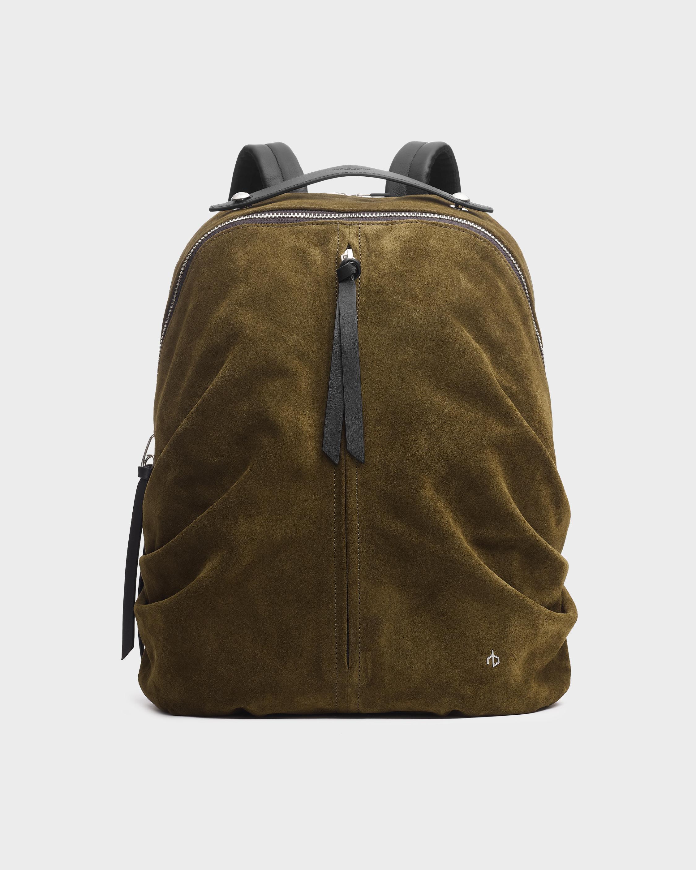 Suede Backpack, Durable, High-End Style