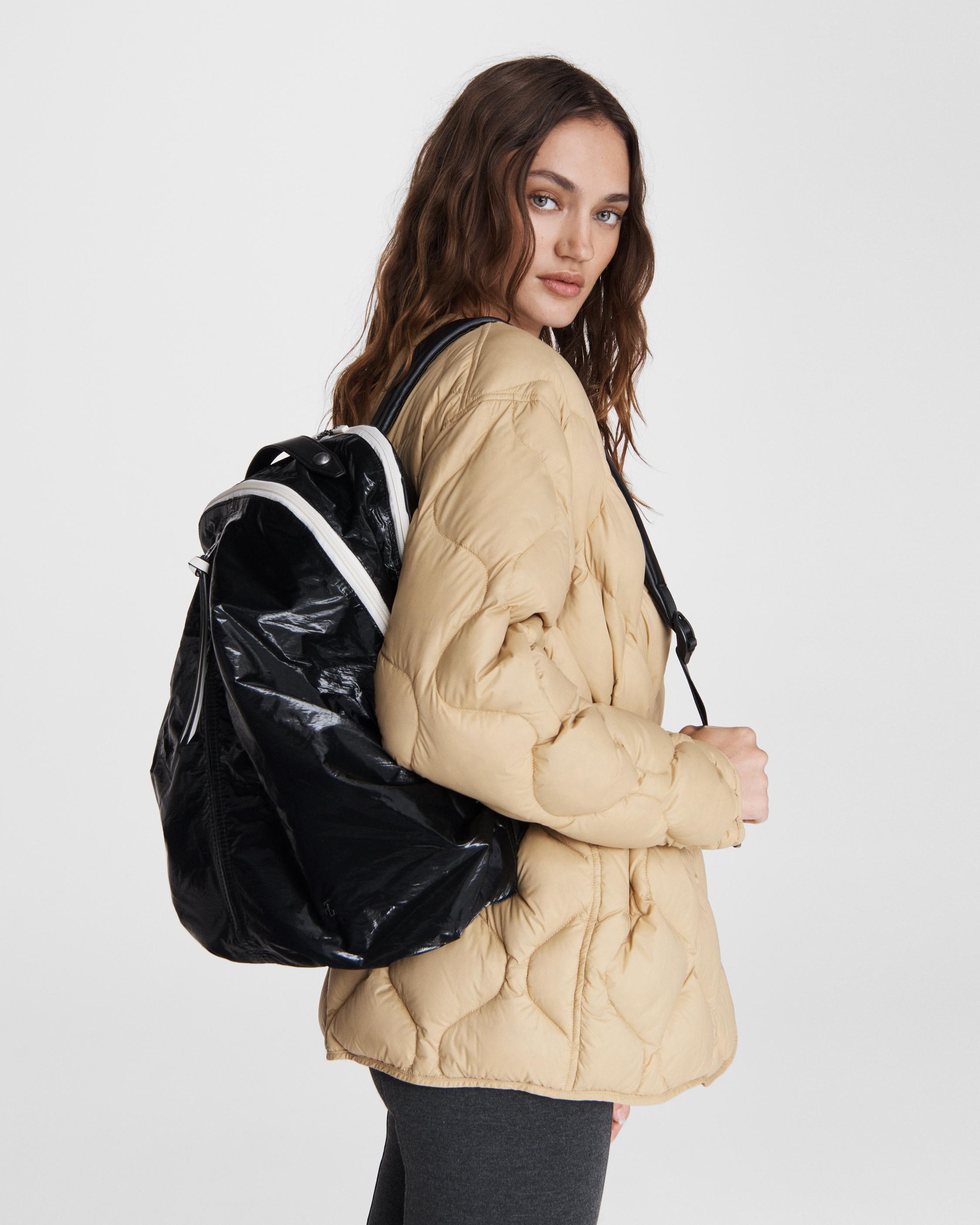 Nylon shop commuter backpack