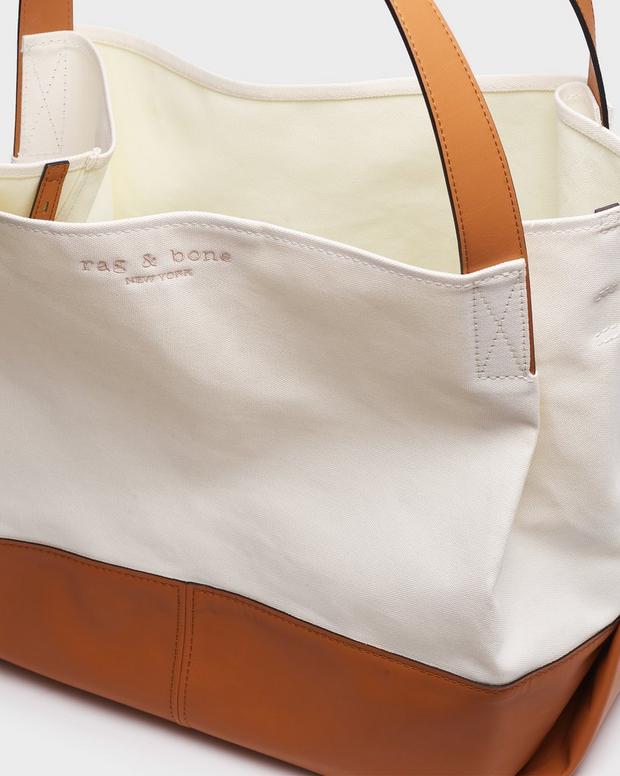 Passenger Oversized Tote - Cotton and Leather image number 4