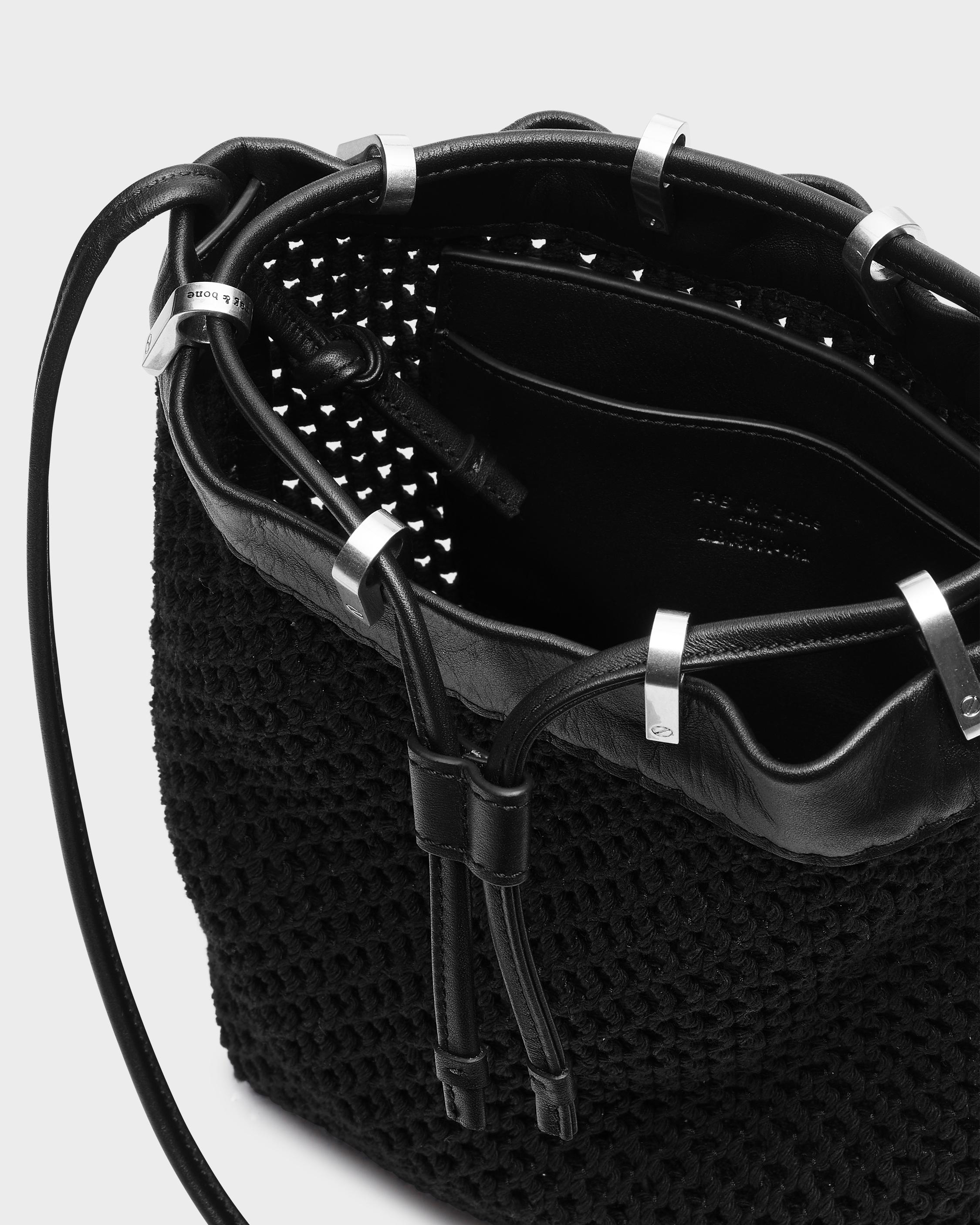 Summer Dayton Drawstring Bag - Leather and Recycled Materials image number 4